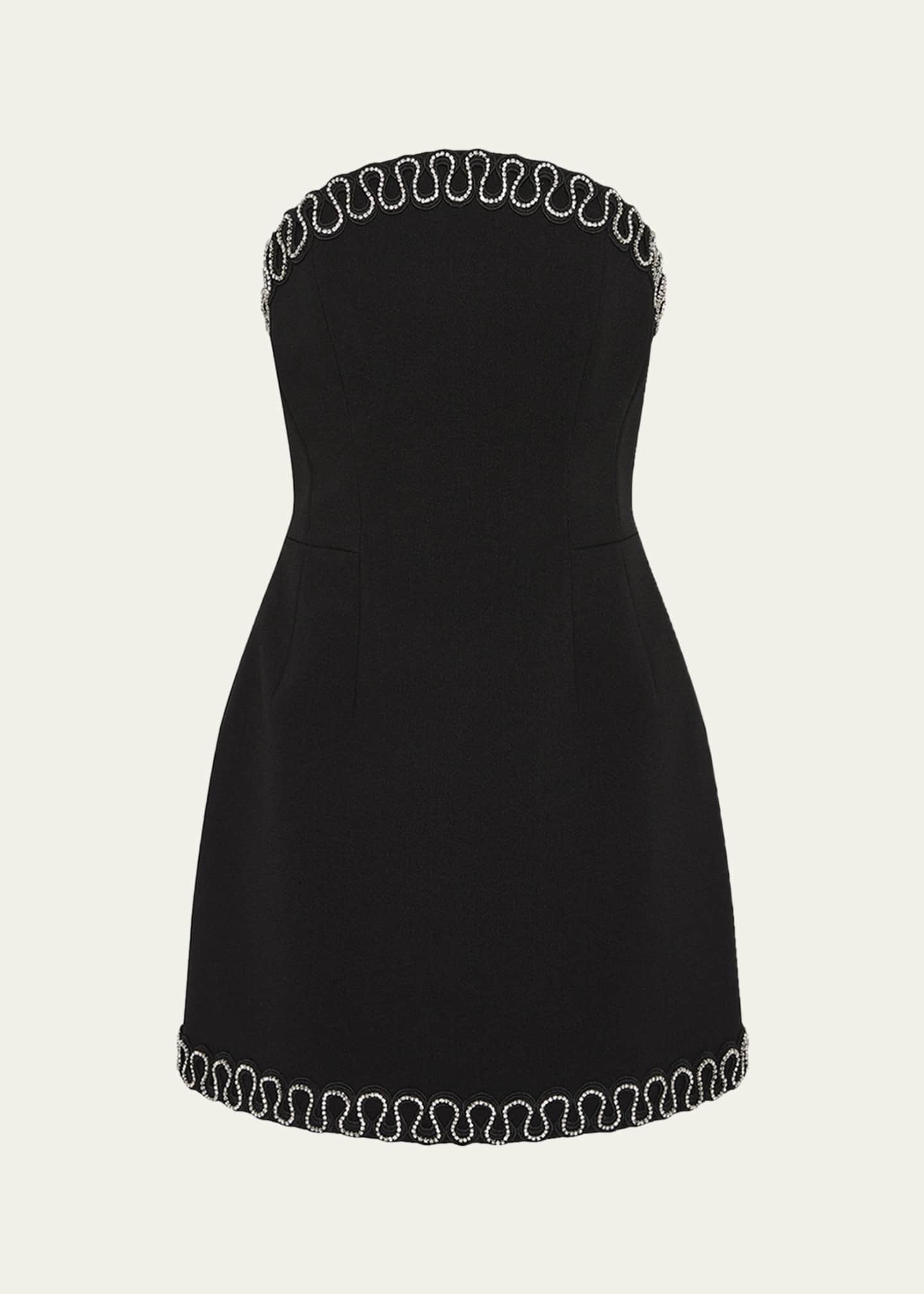 Nyx Strapless Mini Dress Black Size 8