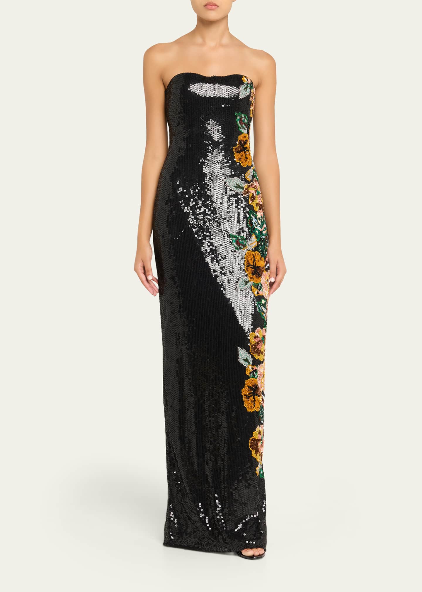 prabal gurung sequin dress Prabal Gurung | Sleek Sai @saidesilva wears the Atelier Prabal Gurung Gold  Stretch Sequin V-Neck Gown Photos @saidesilva