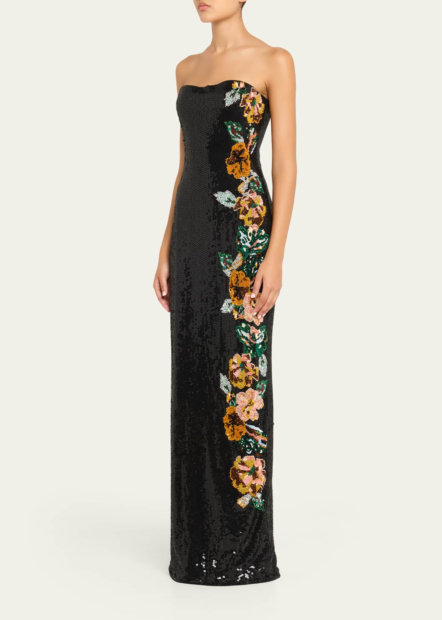 prabal gurung sequin dress Prabal Gurung | Anok Yai  @anokyai wears an Atelier Prabal Gurung  oxidized gold and silver hand embroidered degrade sequin paillettes and  beaded bugle