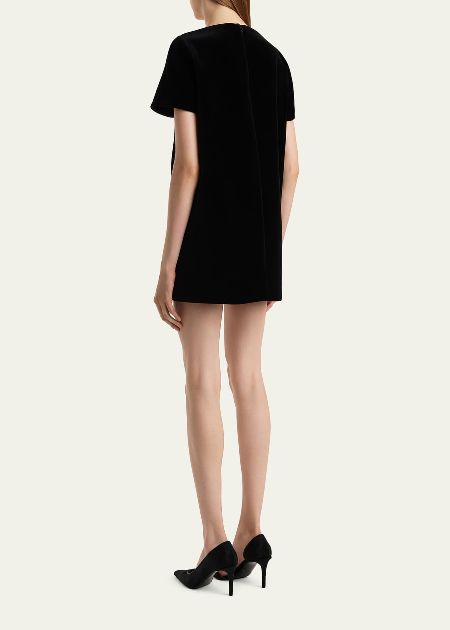 khaite black mini dress Khaite Black Mini Dress main image 0