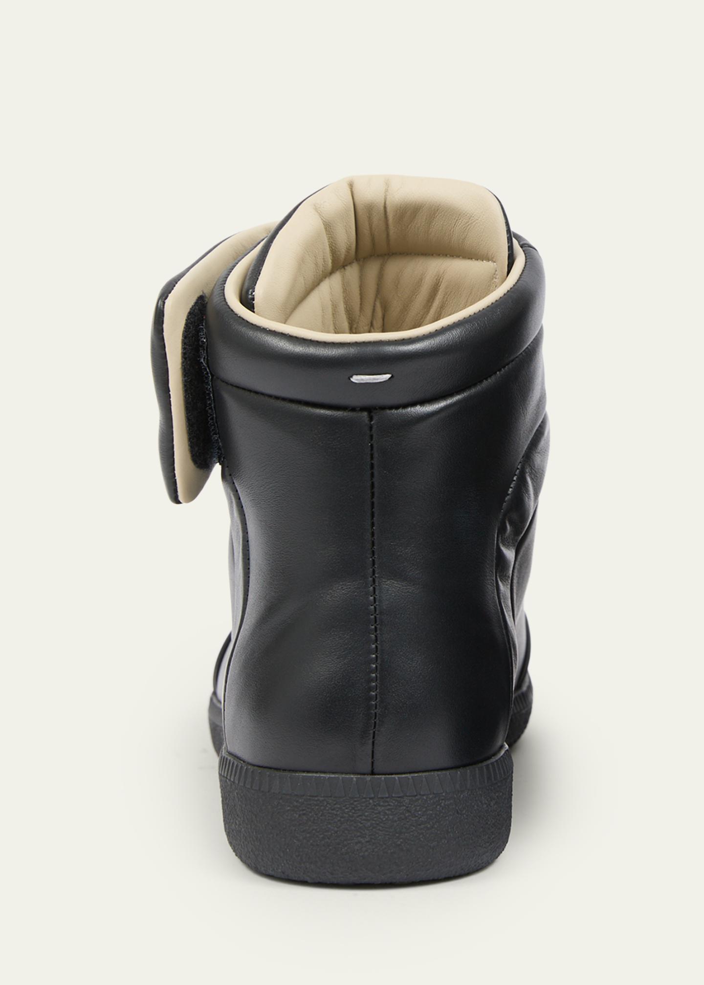Maison Margiela Men's Future Leather High-Top Sneakers - Bergdorf
