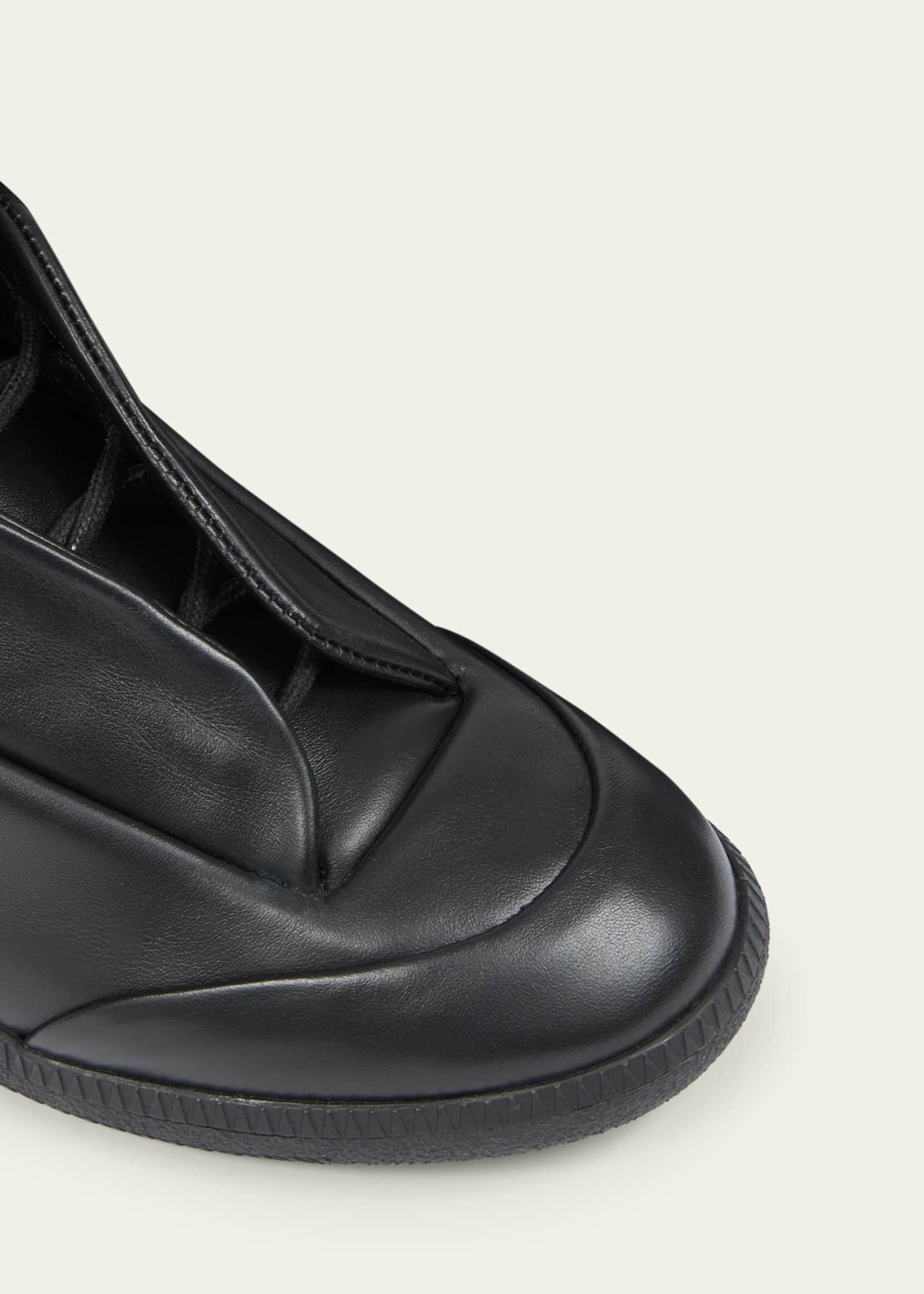 Maison Margiela Men's Future Leather High-Top Sneakers - Bergdorf