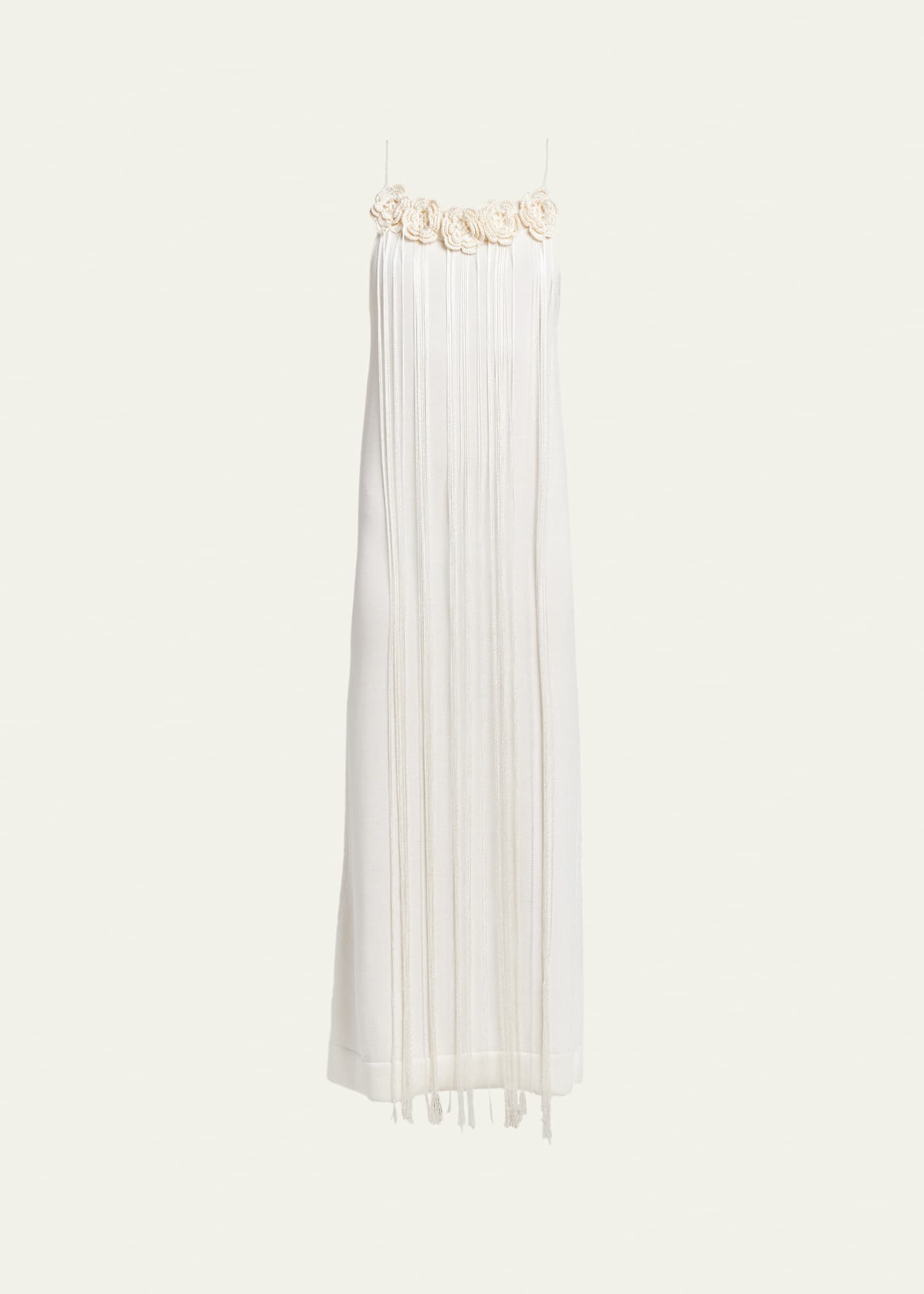 jil sander crochet dress Jil Sander Navy Crochet Knit Stripe Maxi Dress  House Of Huntington