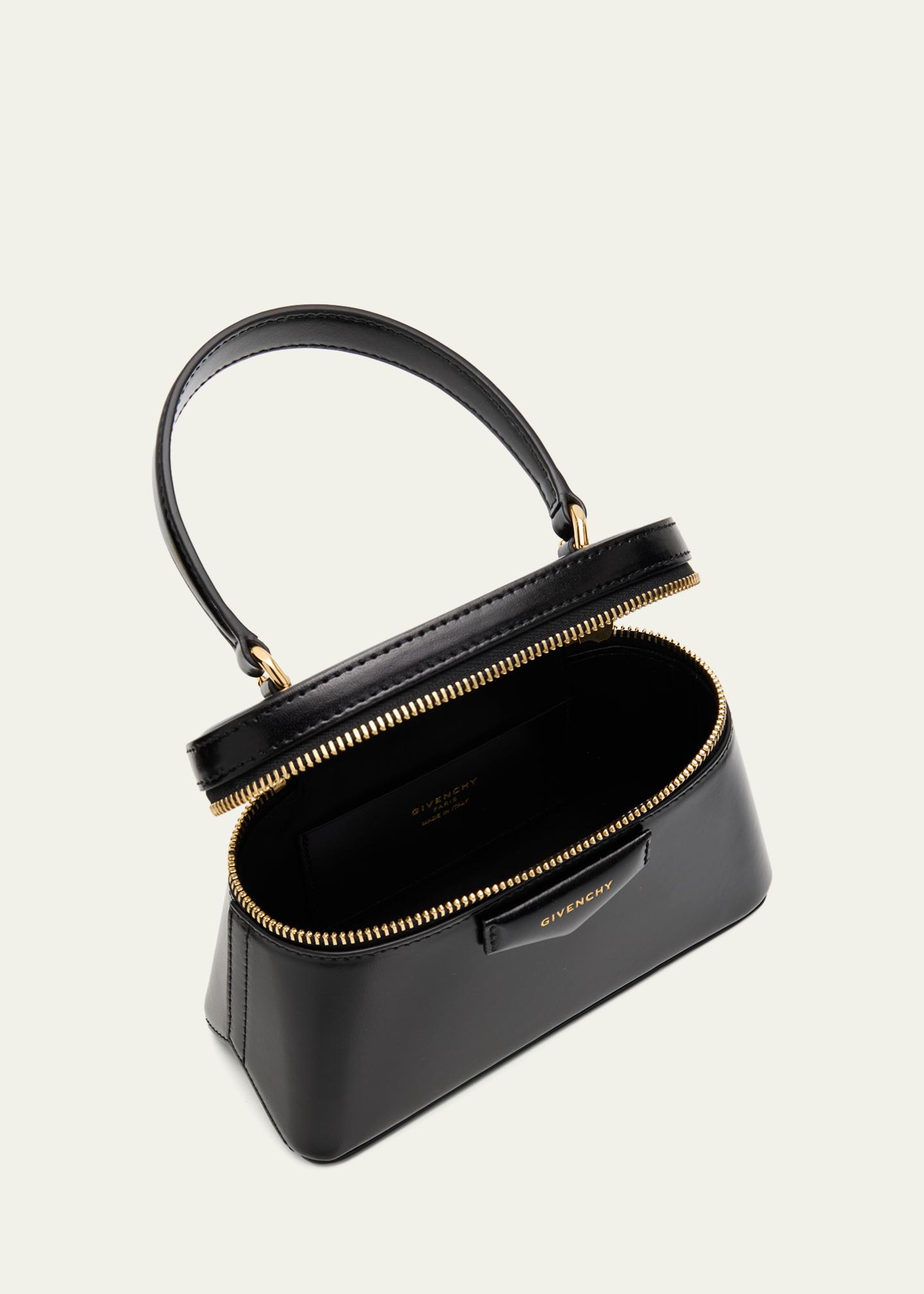 Givenchy Antigona Vanity Top-Handle Bag in Box Leather - Bergdorf