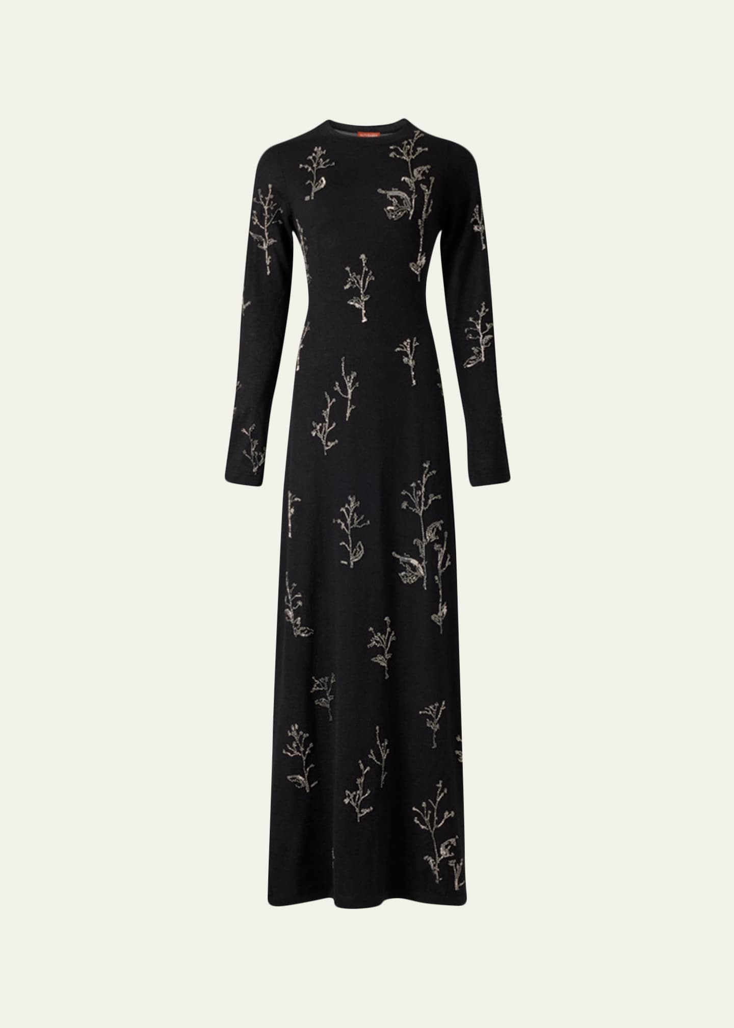 Bozka Beaded Long-Sleeve Dress