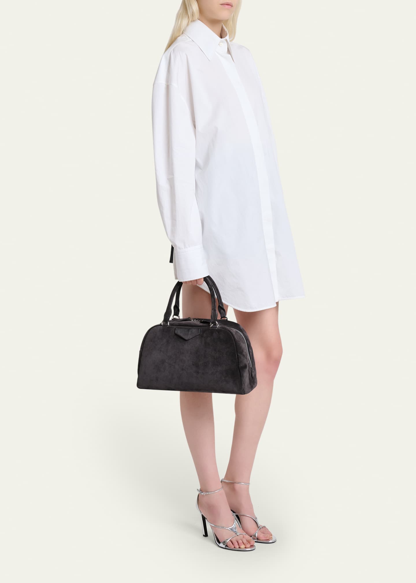 Givenchy Antigona East-West Top-Handle Bag in Suede - Bergdorf Goodman