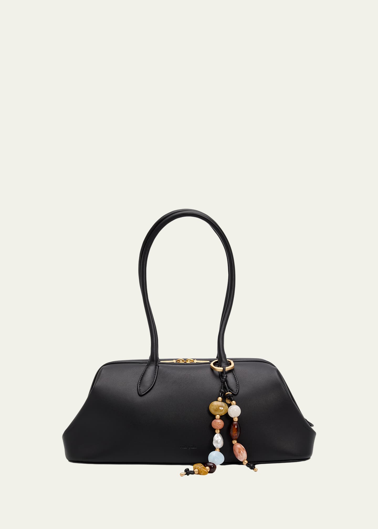 Cult Gaia Raia Leather Satchel Shoulder Bag - Bergdorf Goodman