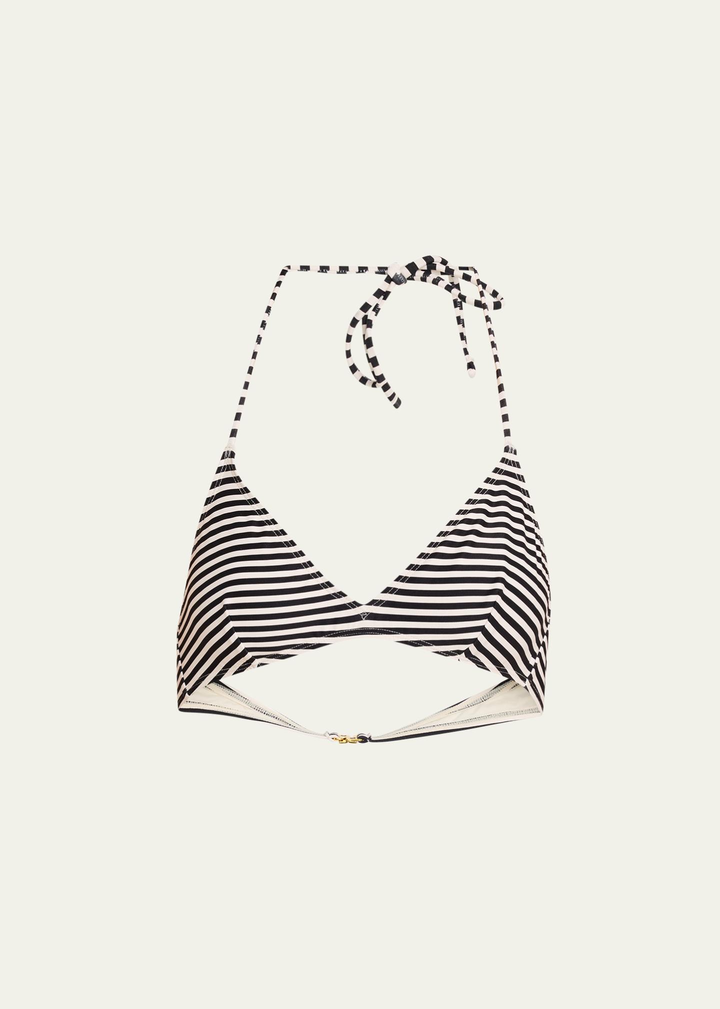 Nili Lotan Printed Triangle Bikini Top - Bergdorf Goodman