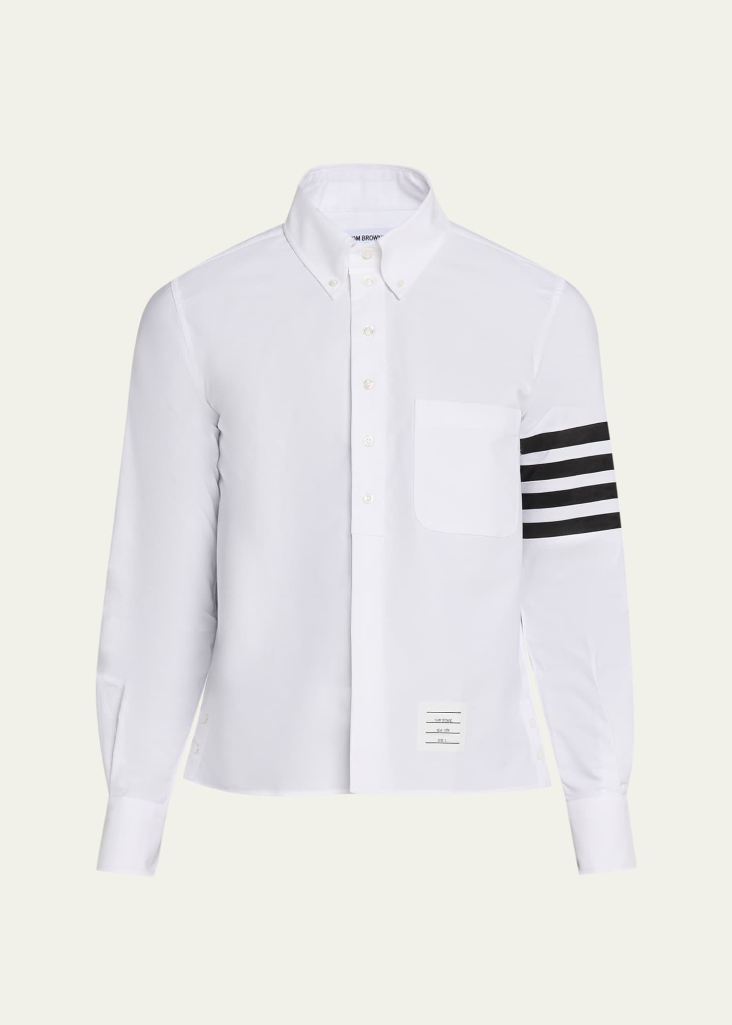 thom browne dress shirt Poplin RWB Armband Shirt – Antonioli.eu main image 1