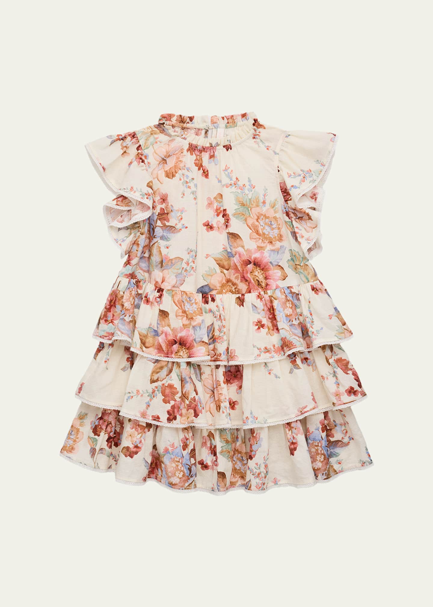 chinese dress ladies Zimmermann // Floral Sheer Layered Dress – VSP Consignment main image 0