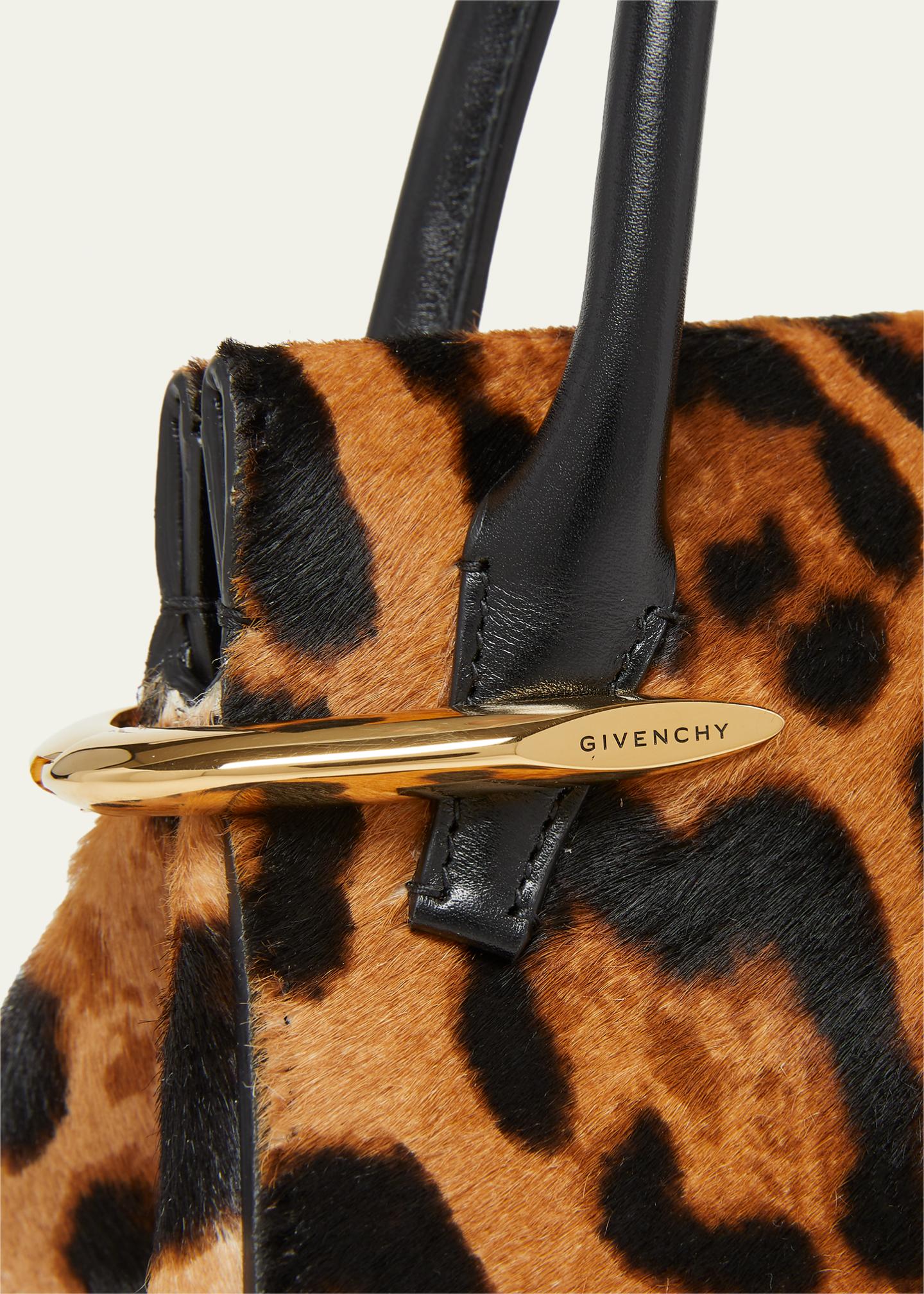 Givenchy Mini Pinch Leopard Pony-Effect Top-Handle Bag - Bergdorf