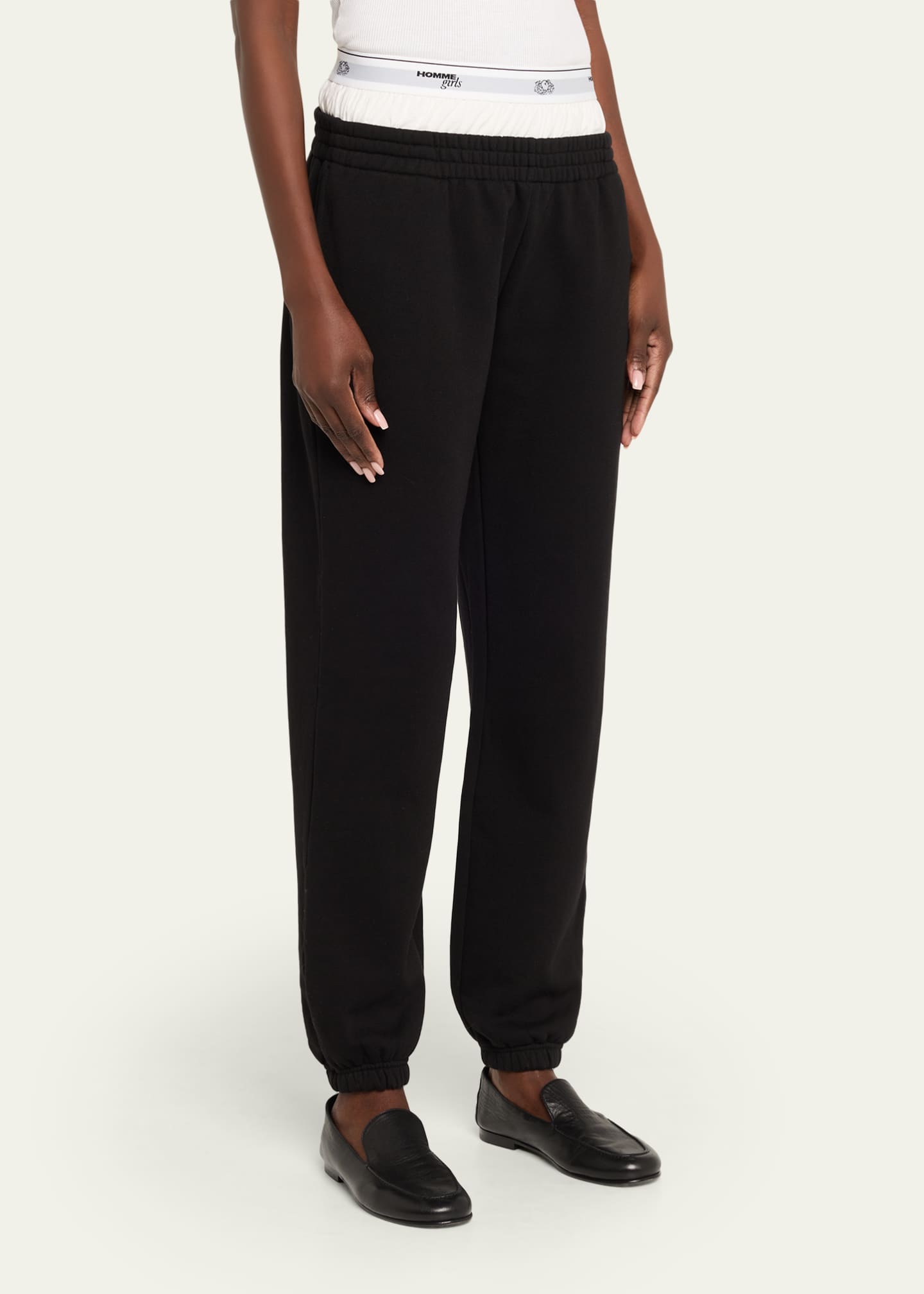 HOMMEGIRLS x Fruit Of The Loom Peekaboo Boxer Straight-Leg Ankle