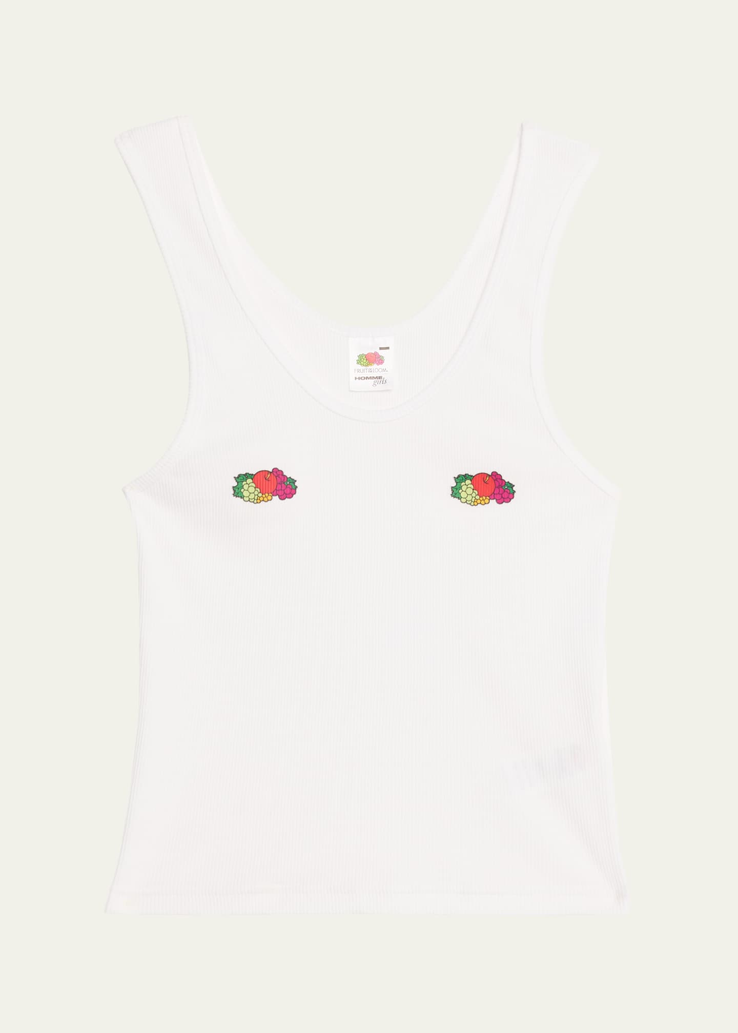 HOMMEGIRLS x Fruit Of The Loom Fruity Double-Logo Classic Tank Top