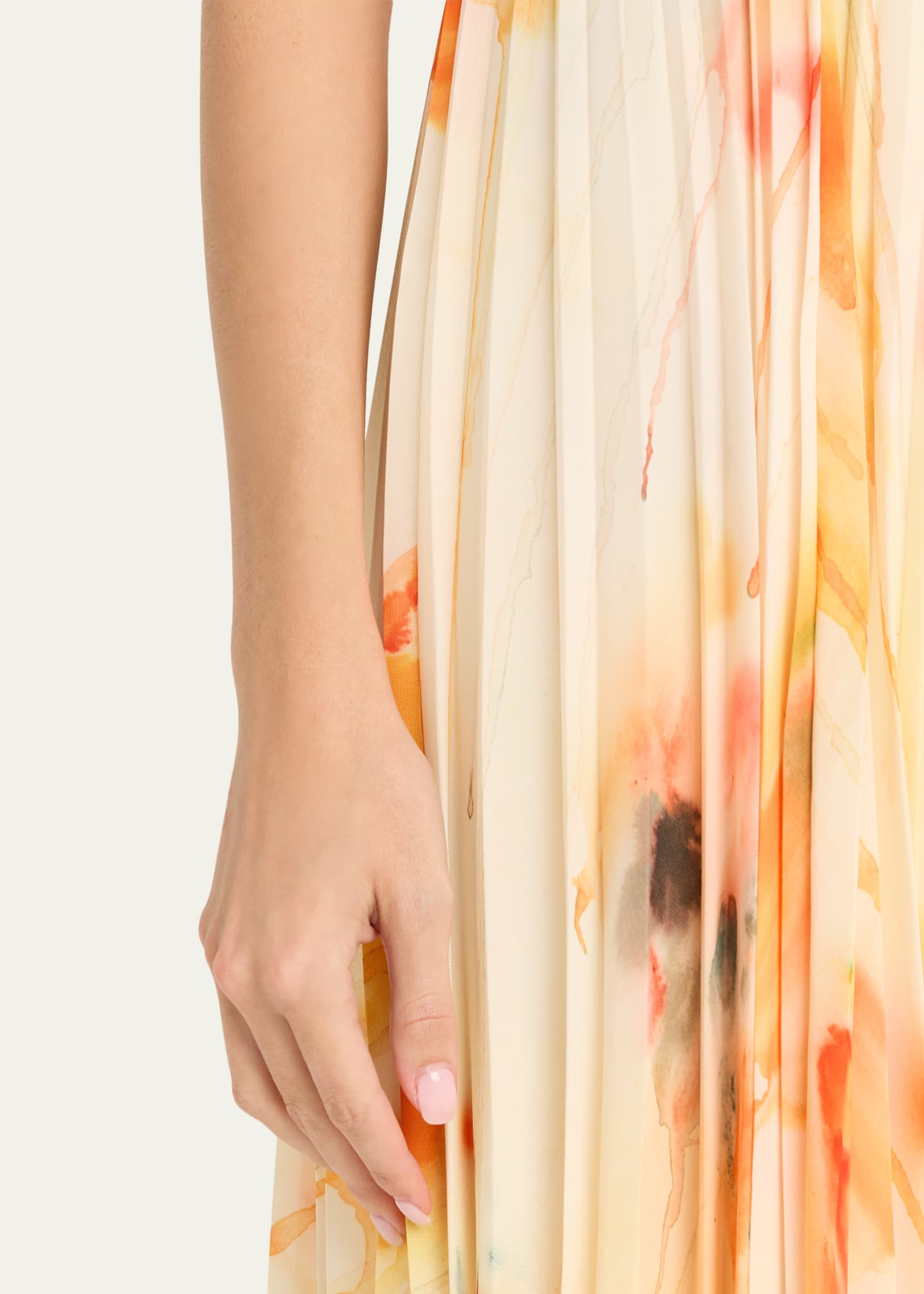 jason wu orange dress Jason Wu Orange Knit Top Tie Detail Tiered Sleeveless Midi Dress Women  Medium