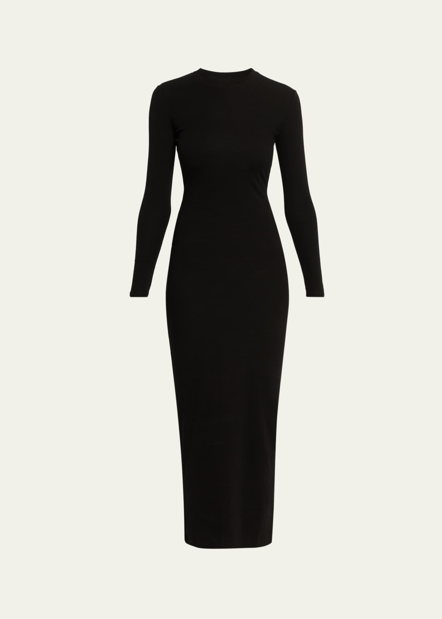 knee length dresses for ladies WANT YOU BACK KNIT MIDI DRESS – AKIRA main image 1