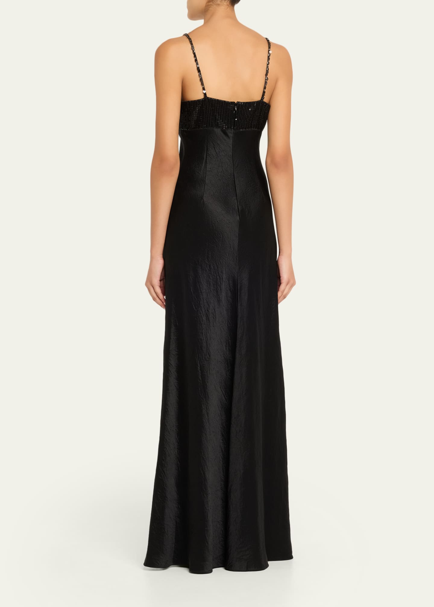 Jason Wu Women's Washed Twill & Sequin Gown - Black - Gowns