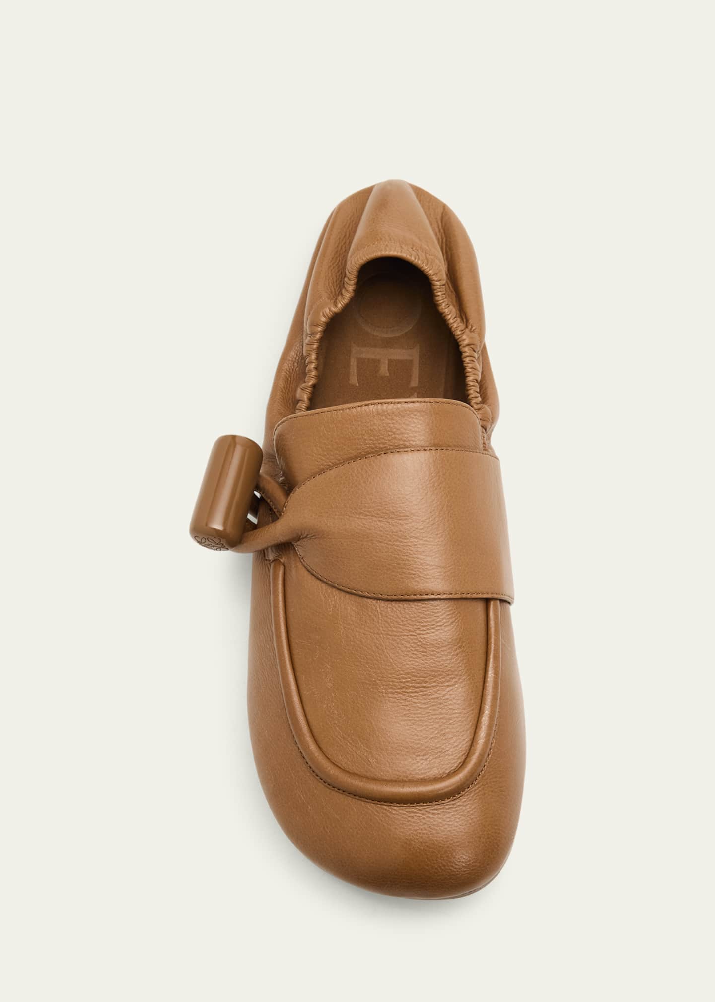 B*G様 LOEWE 厚底ローファー Loewe Toggle Leather Loafers - Bergdorf Goodman