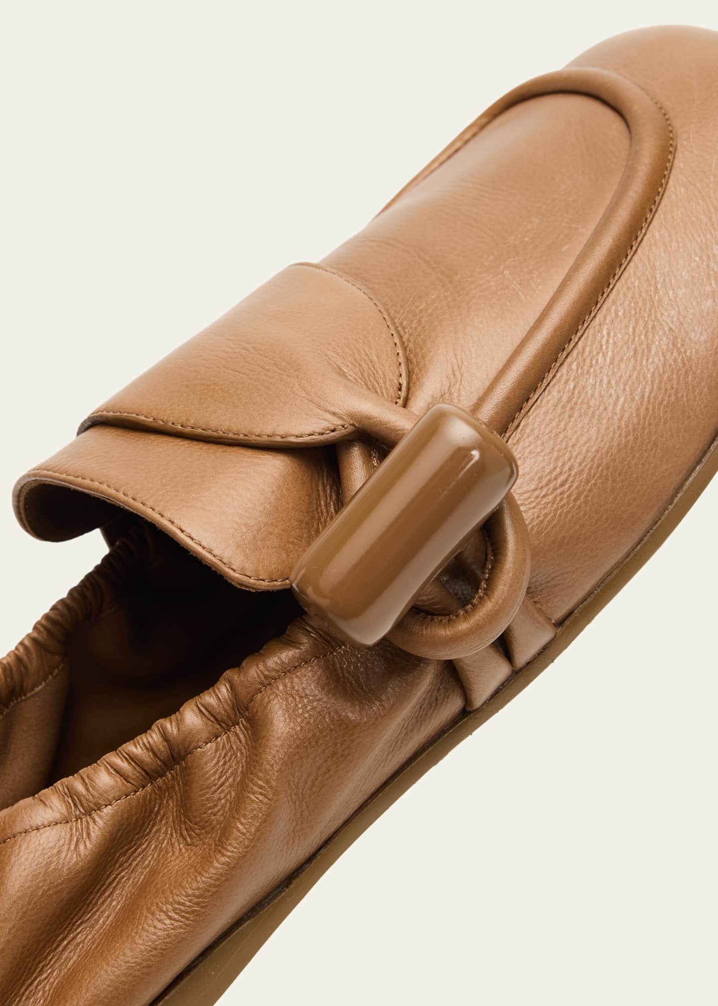 Loewe Toggle Leather Loafers - Bergdorf Goodman