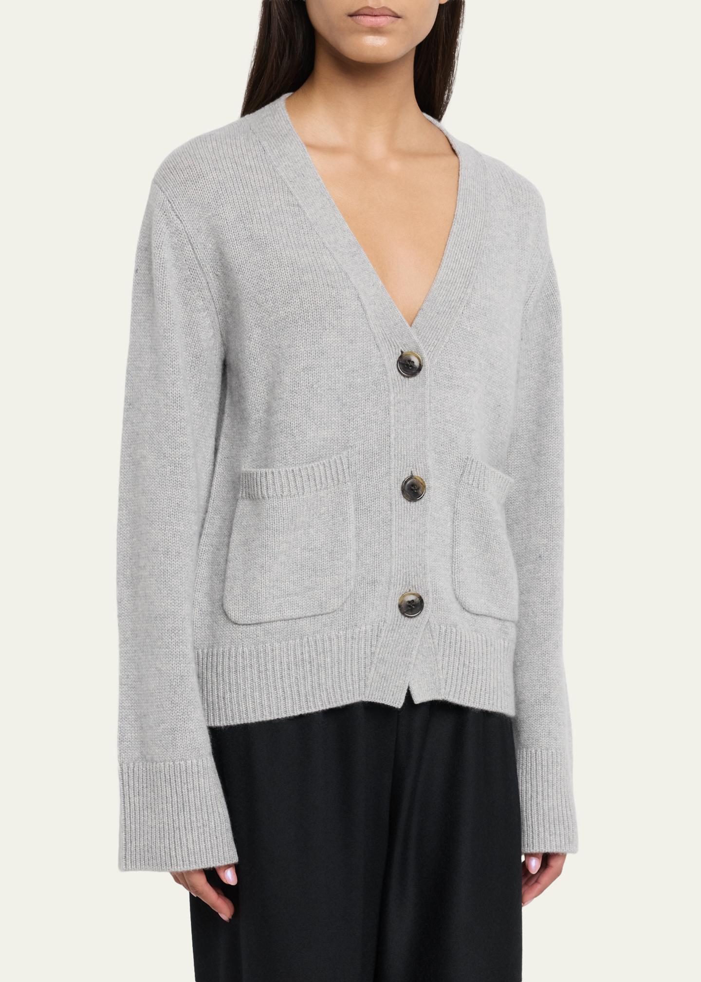 Lisa Yang Danni Cashmere V-Neck Cardigan - Bergdorf Goodman