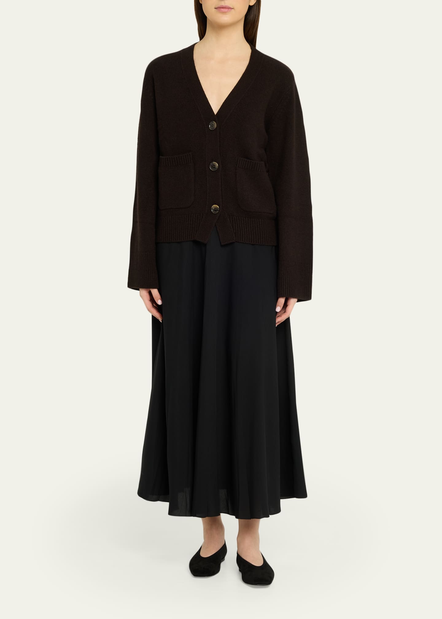 Lisa Yang Danni Cashmere V-Neck Cardigan - Bergdorf Goodman