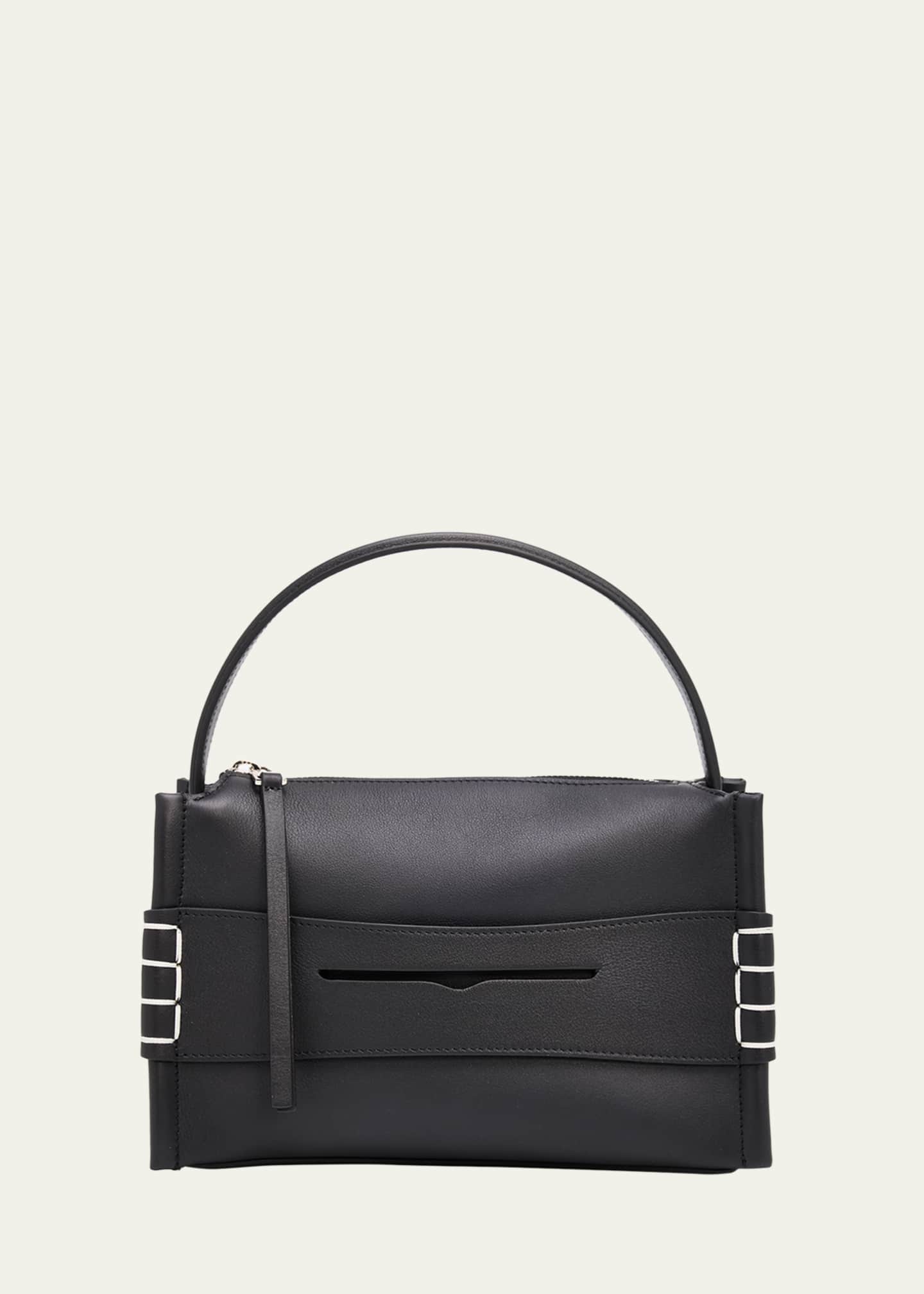 JW Anderson Small Loafer Leather Top-Handle Bag - Bergdorf Goodman