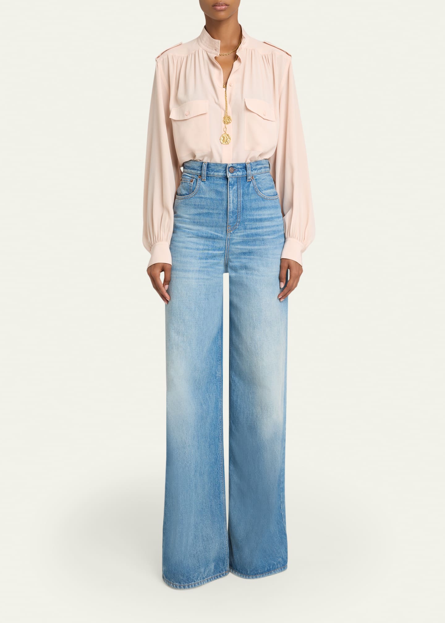 Crepe De Chine Top main image 1