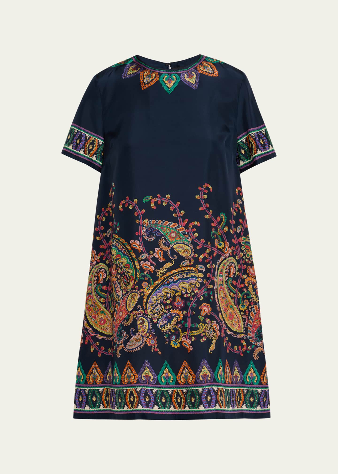 floral eyelet mini dress Sun in Saint-Tropez Floral Eyelet Mini Dress S / Orange