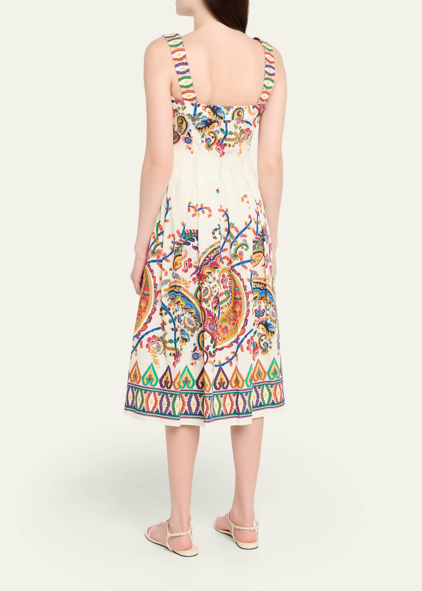 double gauze midi dress Double Gauze Muslin Cotton Strap Midi Dress L