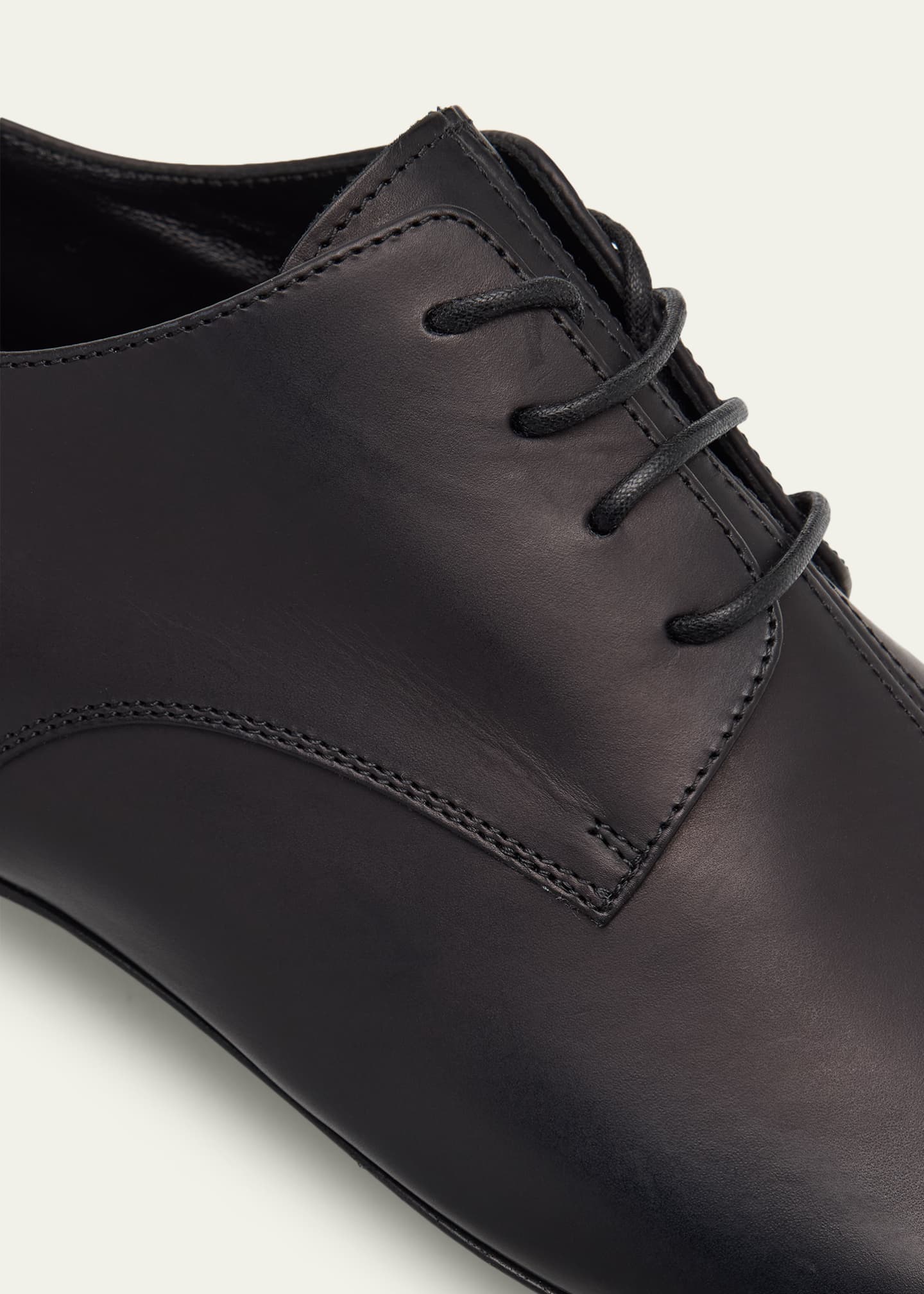 Dries Van Noten Men's Minimal Leather Oxford Shoes - Bergdorf Goodman