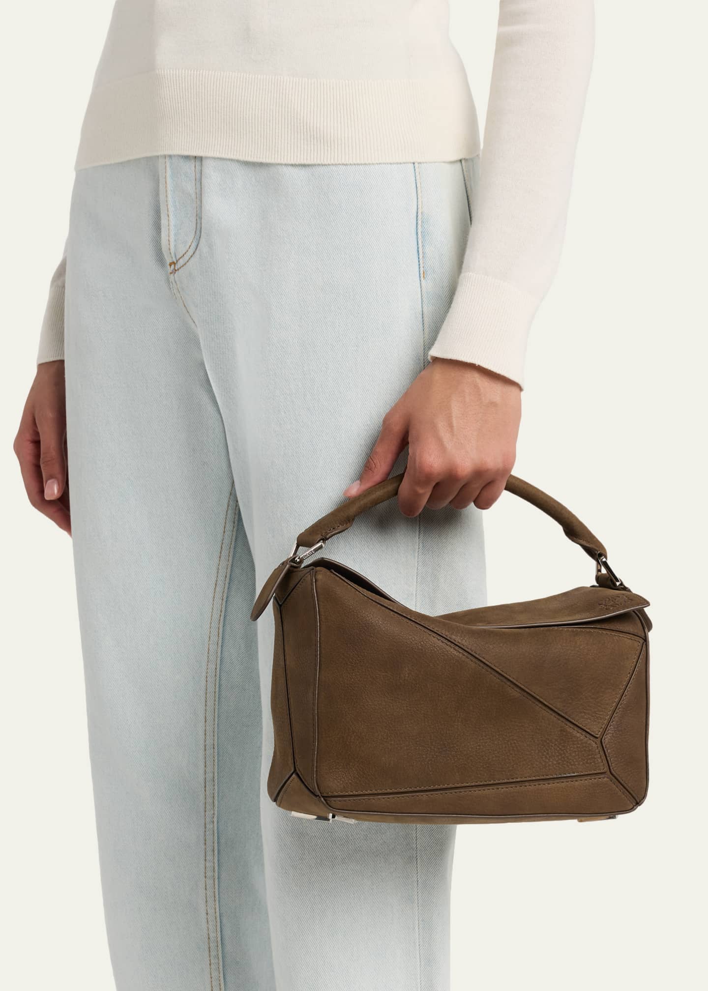 Loewe Puzzle Small Top-Handle Bag in Smooth Leather - Bergdorf Goodman