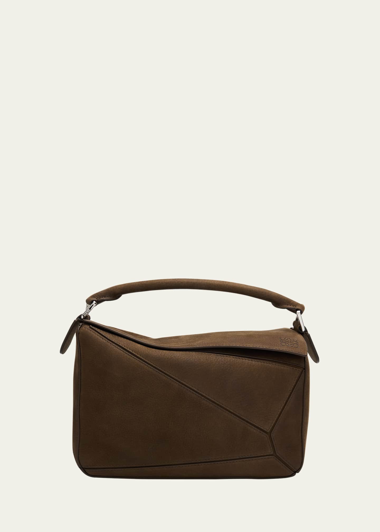 Puzzle Small Top-Handle Bag in Smooth Leather