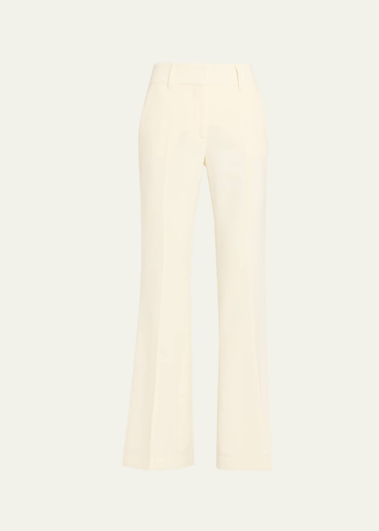 Gabriela Hearst Rhein Flare-Leg Virgin Wool Pants - Bergdorf Goodman