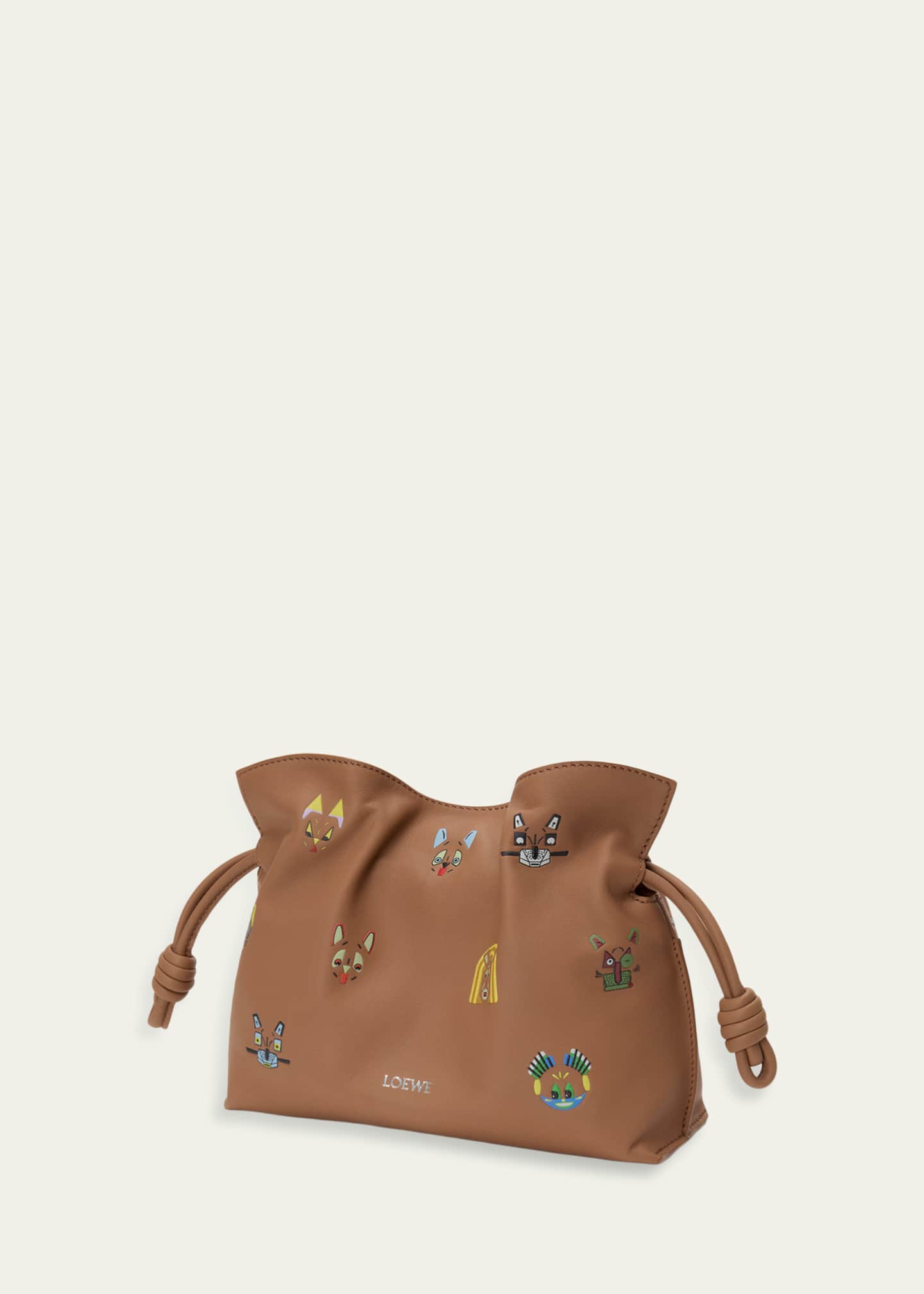 Loewe x Louis Wain Flamenco Clutch Bag in Leather - Bergdorf Goodman