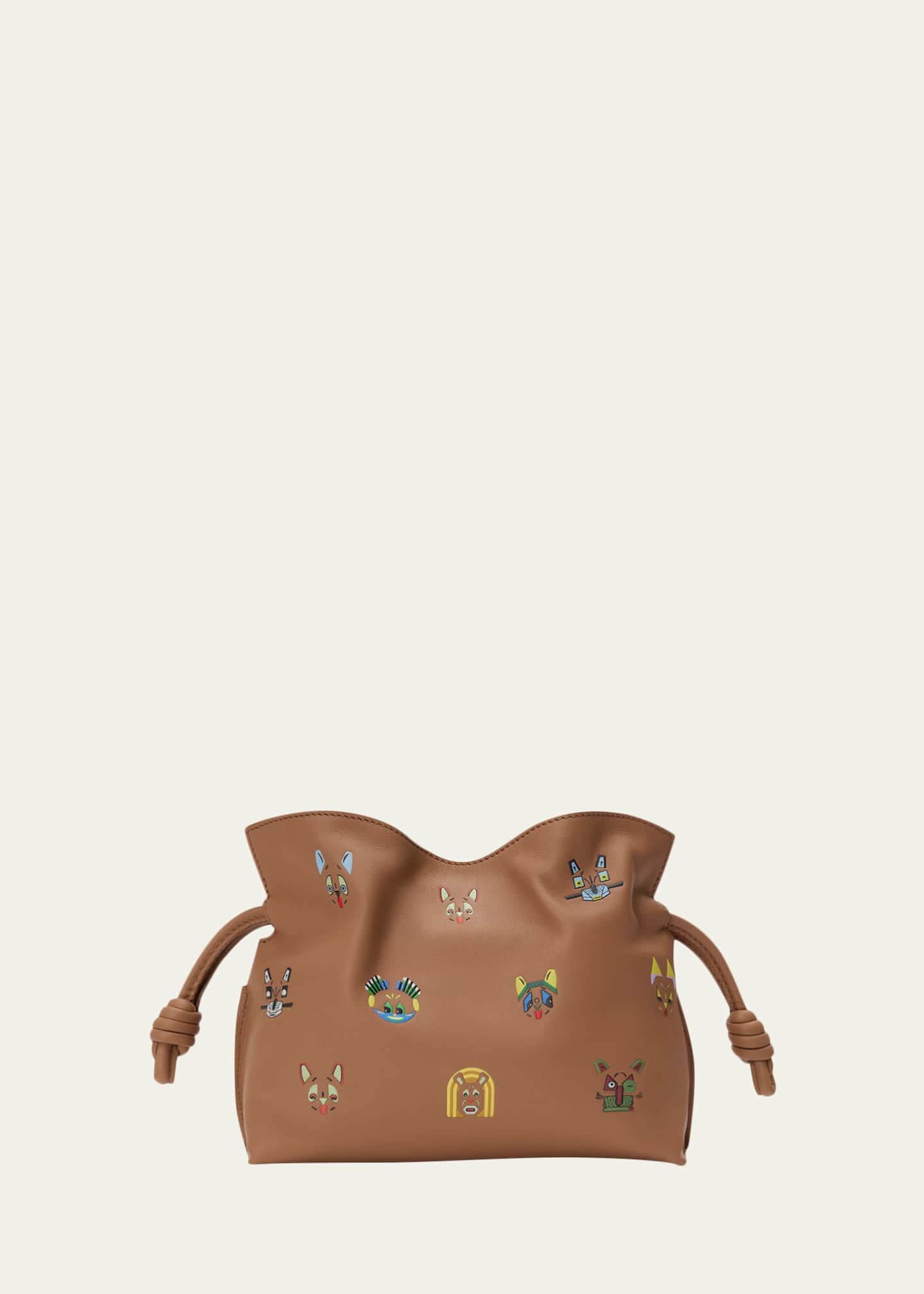 Loewe x Louis Wain Flamenco Clutch Bag in Leather - Bergdorf Goodman