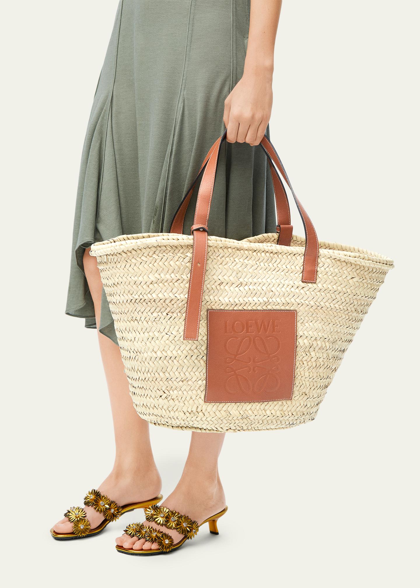 Loewe Classic Basket Raffia Tote Bag - Bergdorf Goodman