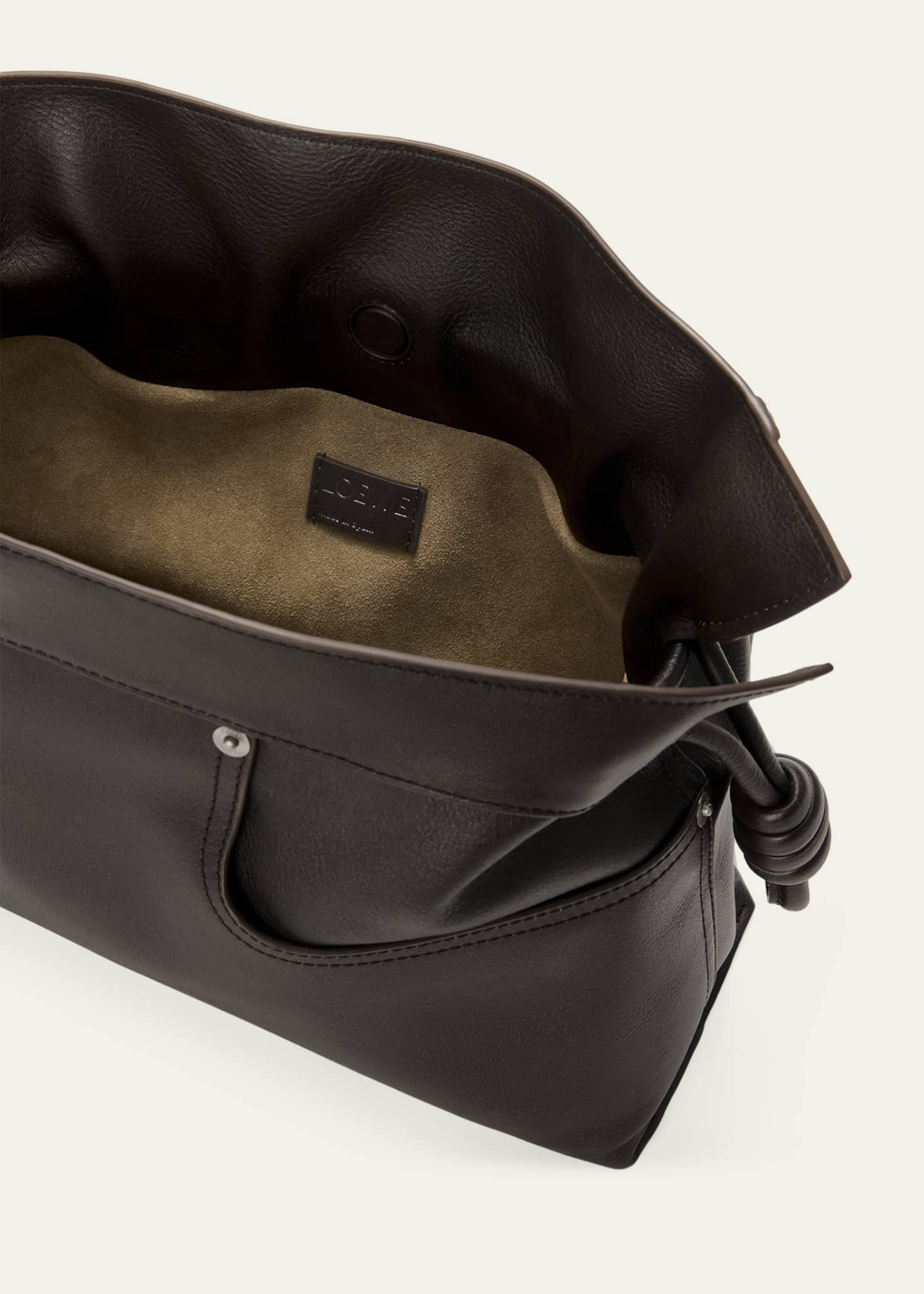 Flamenco Panta Clutch Bag in Leather