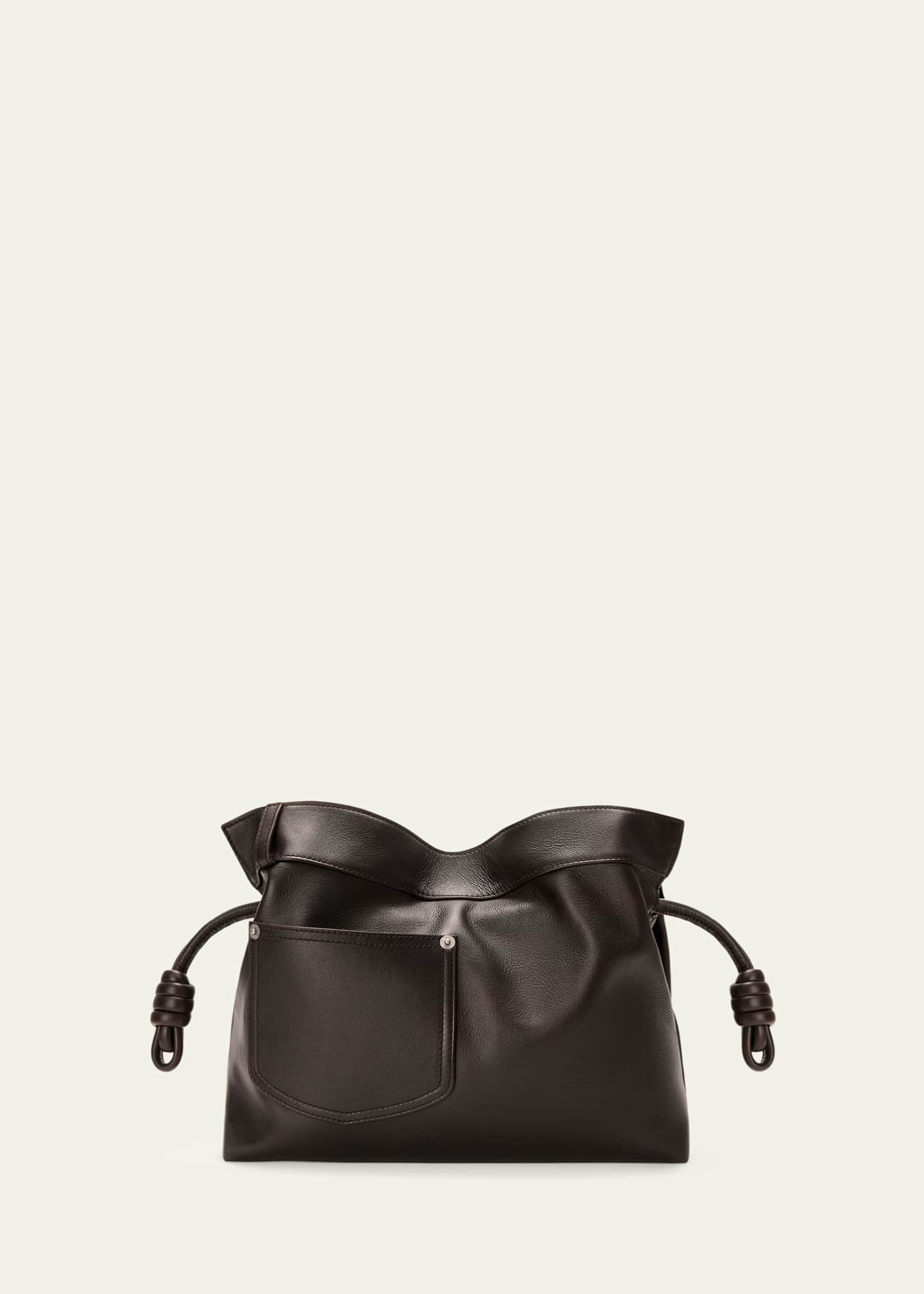 Flamenco Panta Clutch Bag in Leather