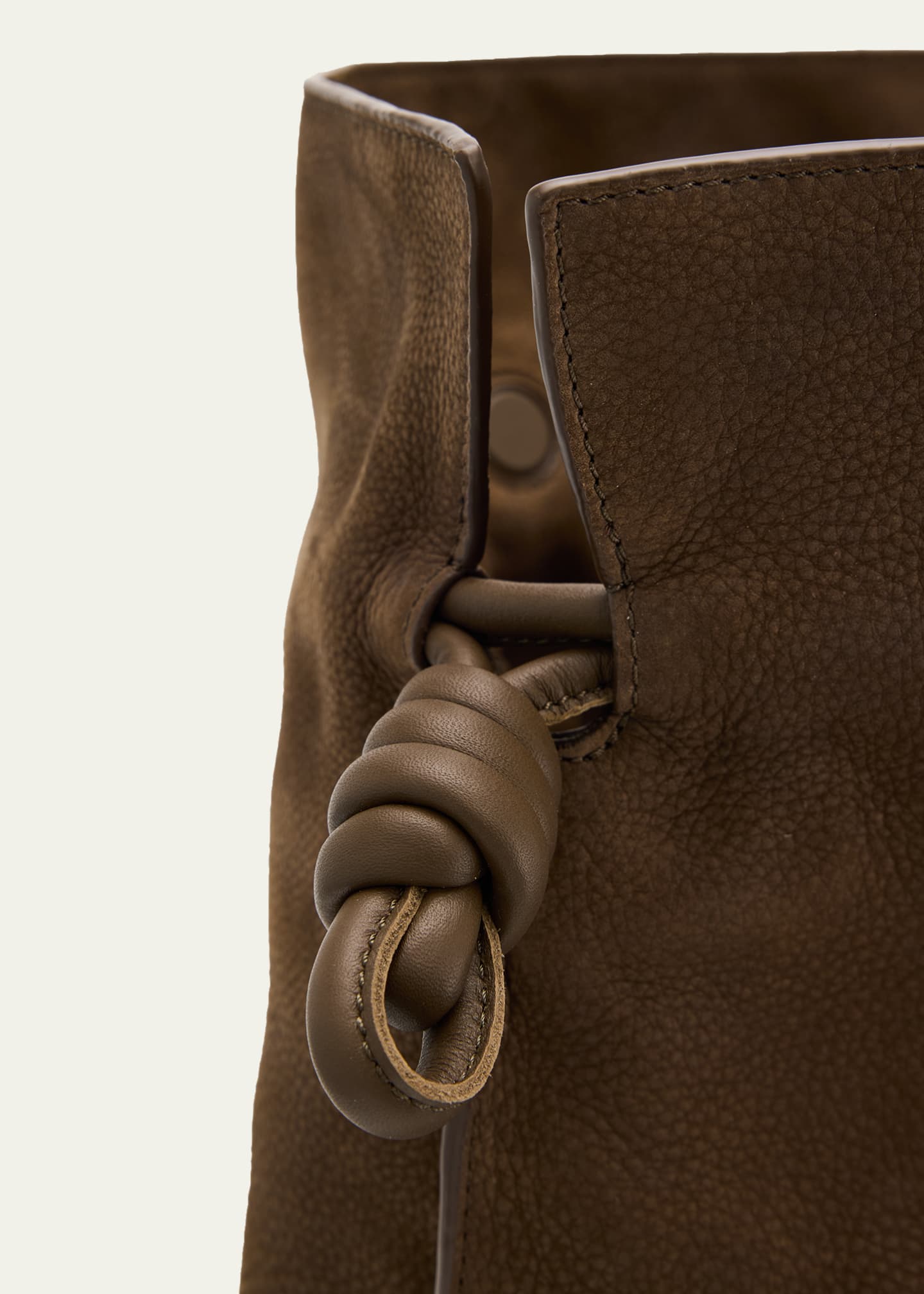 Loewe Flamenco Clutch Bag in Nubuck Leather - Bergdorf Goodman