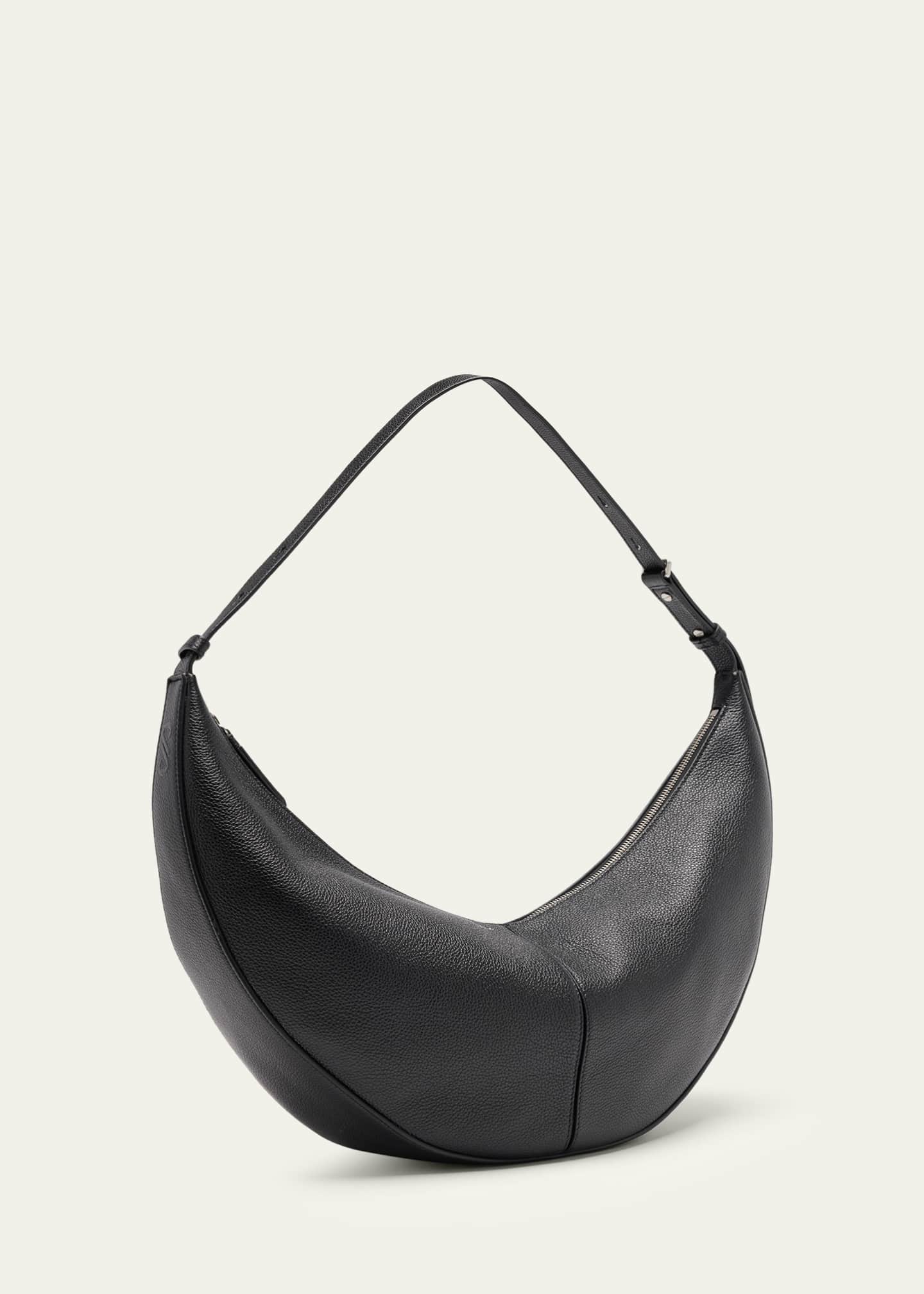 Proenza Schouler White Label Slide Crescent Pebble Leather Hobo