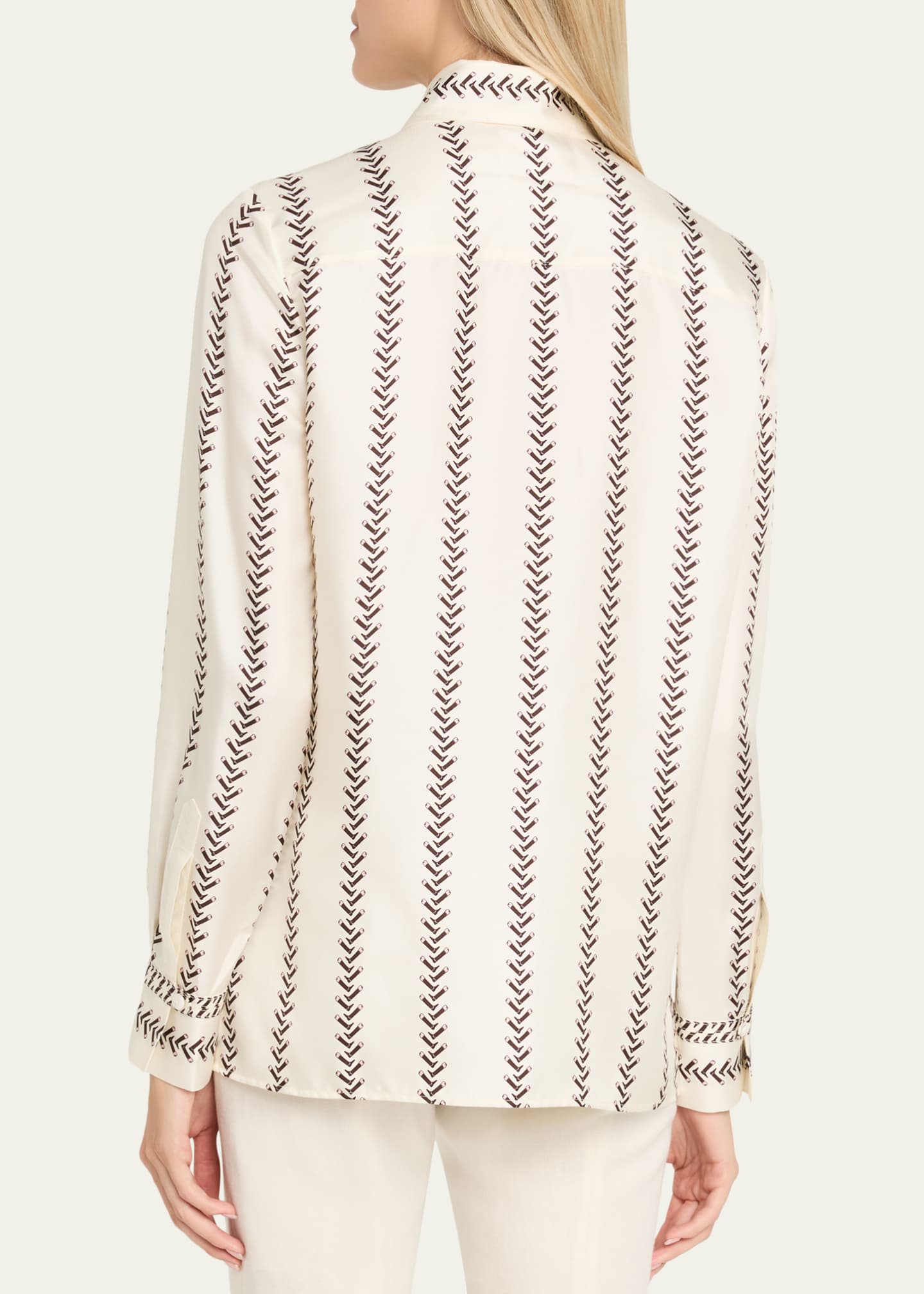 GABRIELA HEARST シャツ Gabriela Hearst Cruz Floral Silk Shirt | Neiman Marcus