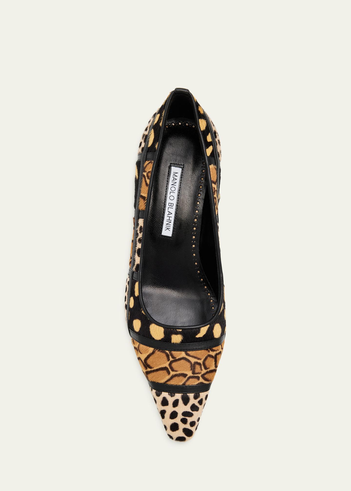 Manolo Blahnik 50mm Maren Suede Pointed-Toe Pumps - Bergdorf Goodman