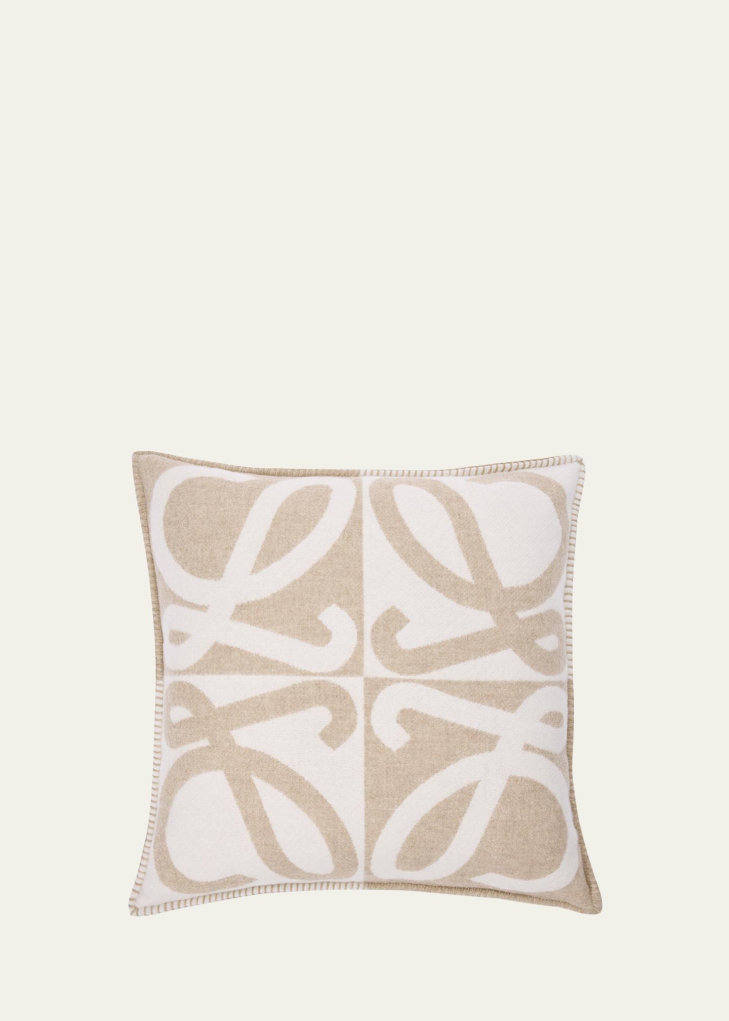 LOEWE Anagram Wool/Cashmere Cushion, 20
