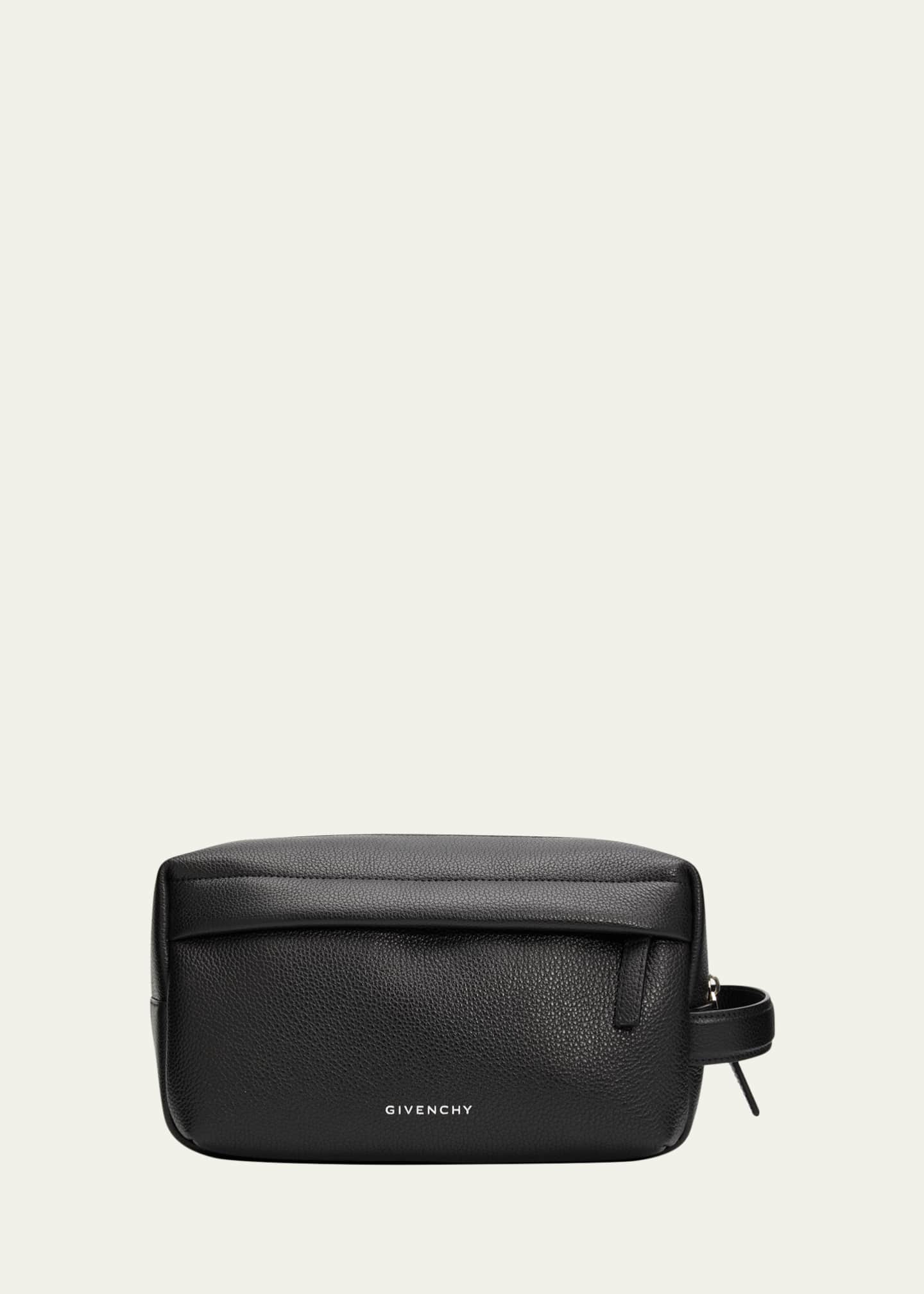 Givenchy Men's U Backpack Toiletry Bag in Grained Leather