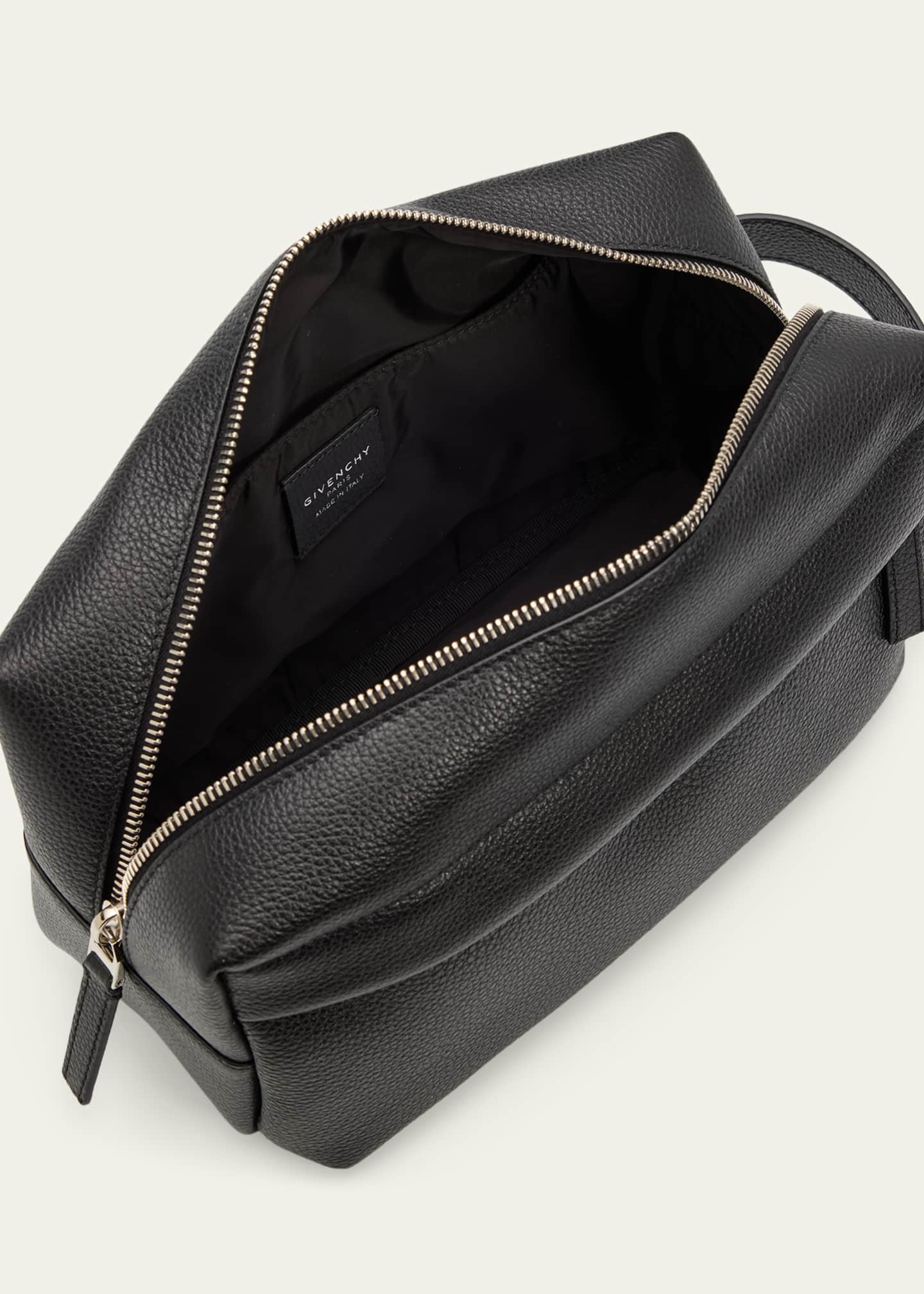 Givenchy Men's U Backpack Toiletry Bag in Grained Leather