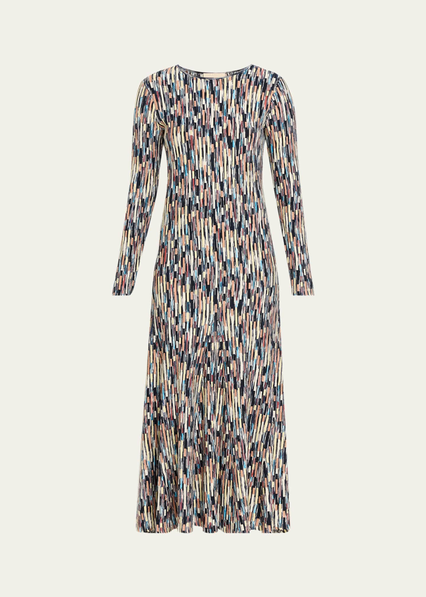 Ulla Johnson Estella Multi-Striped Knit Long-Sleeve Maxi Dress - Bergdorf  Goodman