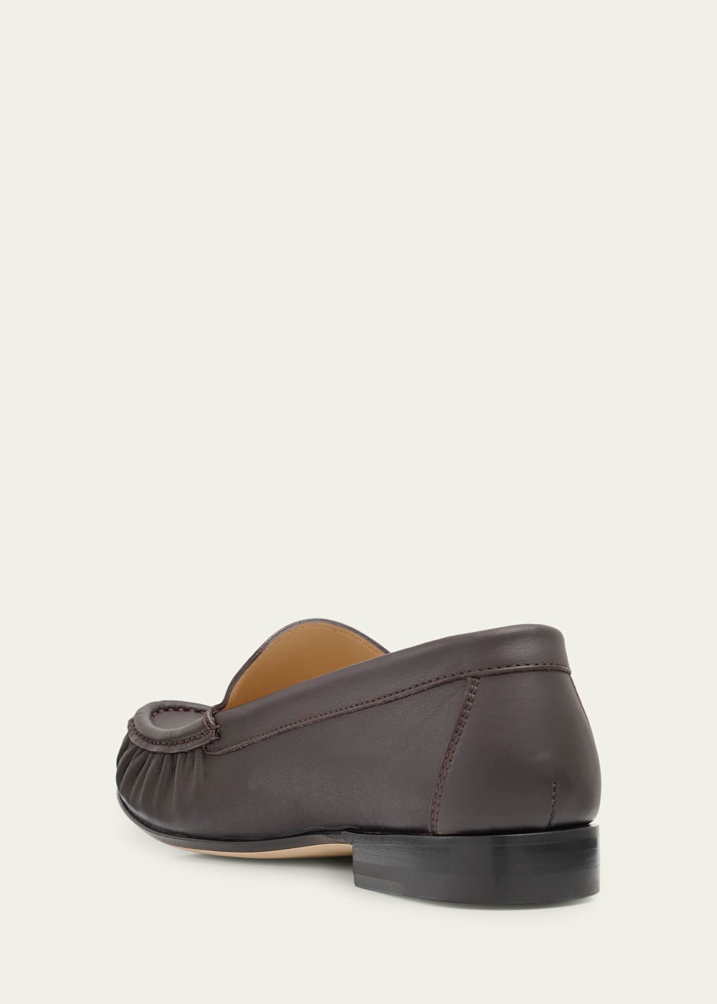 Manolo Blahnik Leonda Leather Loafers - Bergdorf Goodman