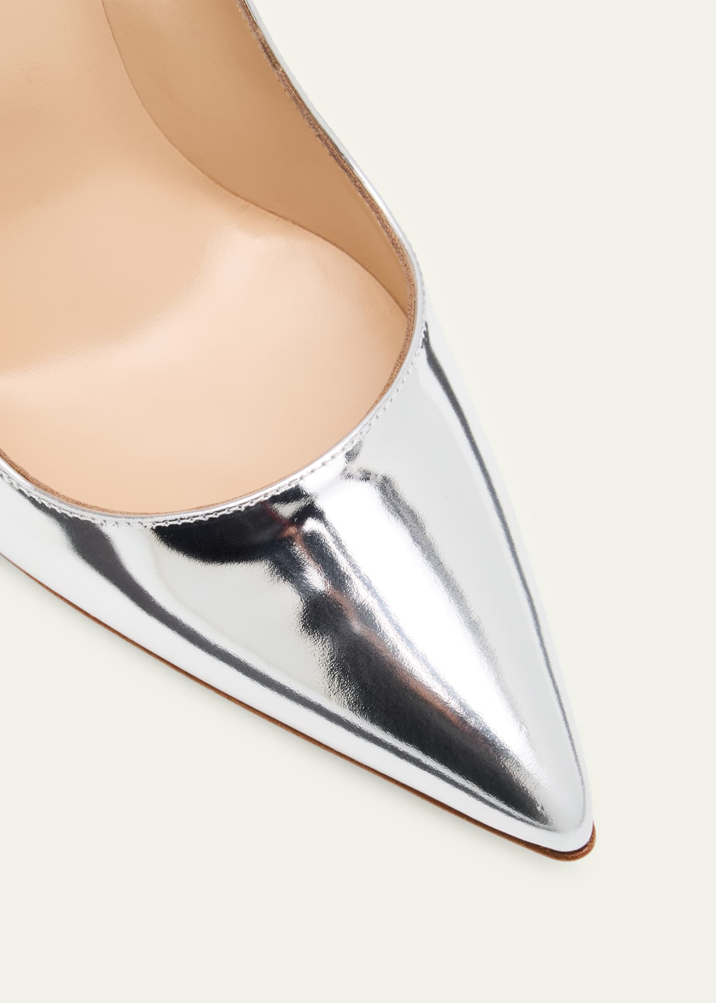 Manolo Blahnik 105mm BB Metallic Leather Pumps - Bergdorf Goodman