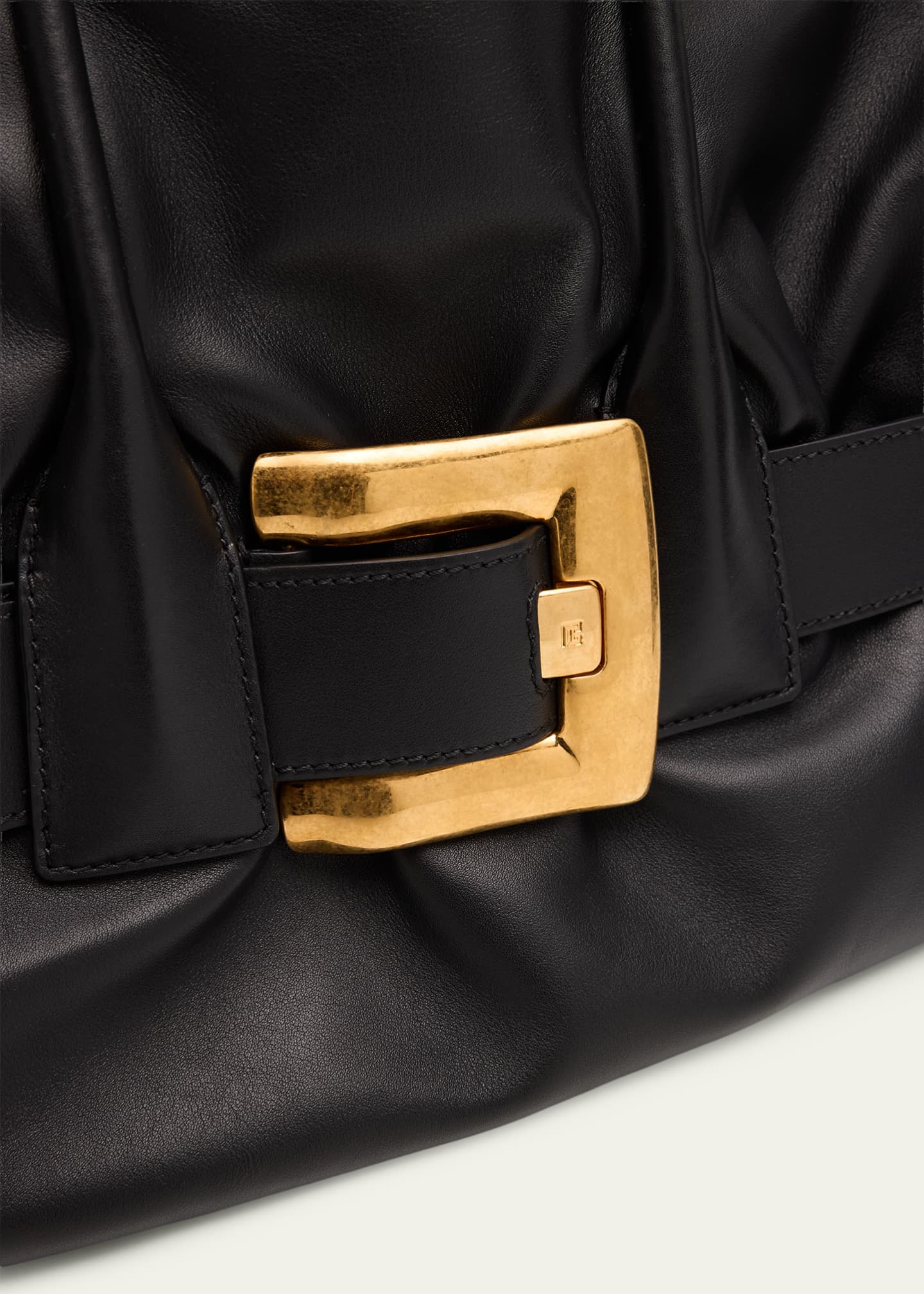 Balmain Anthem Large Belted Tote Bag in Leather - Bergdorf Goodman
