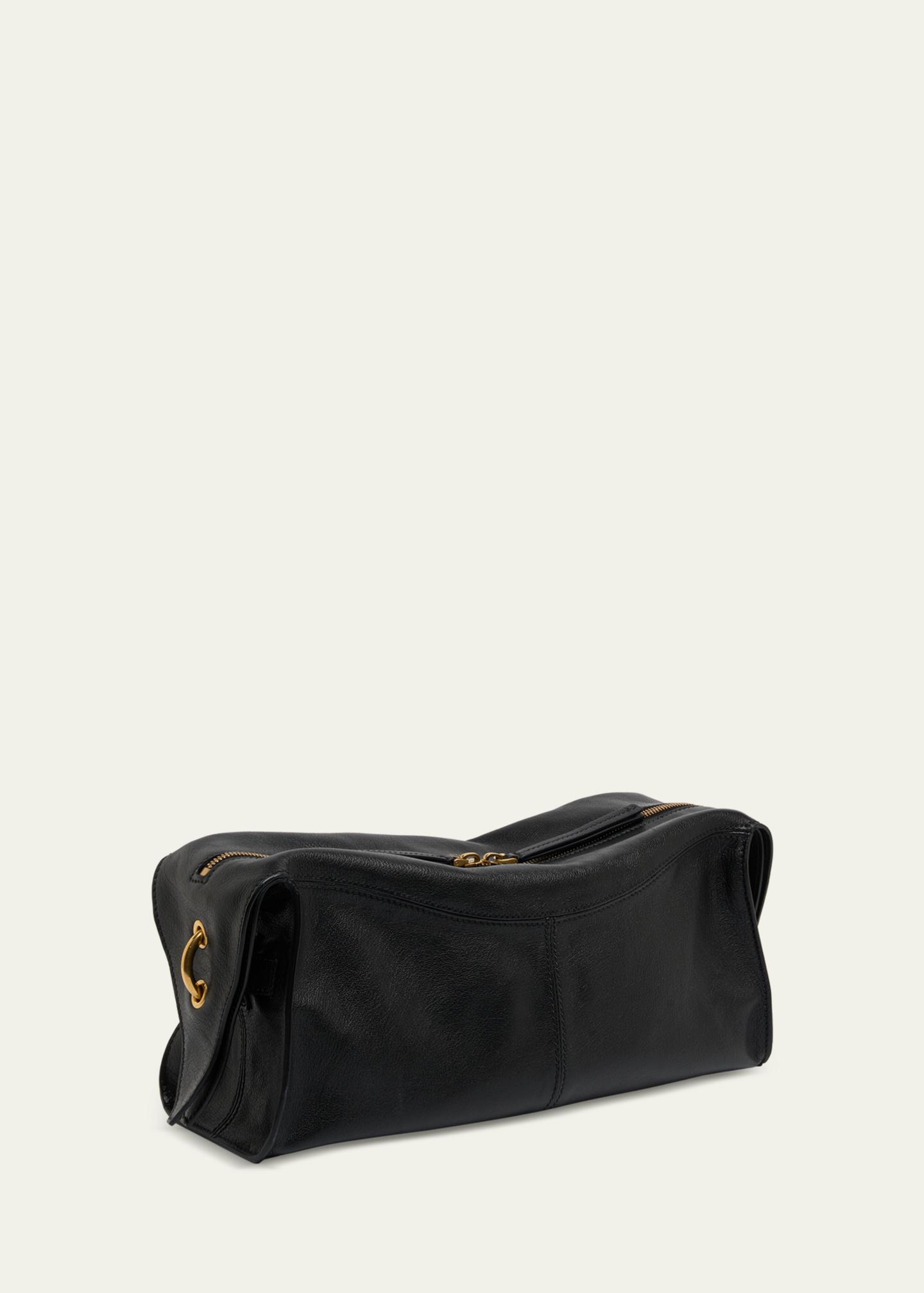Balmain Pulse Padlock Crossbody Bag in Leather - Bergdorf Goodman