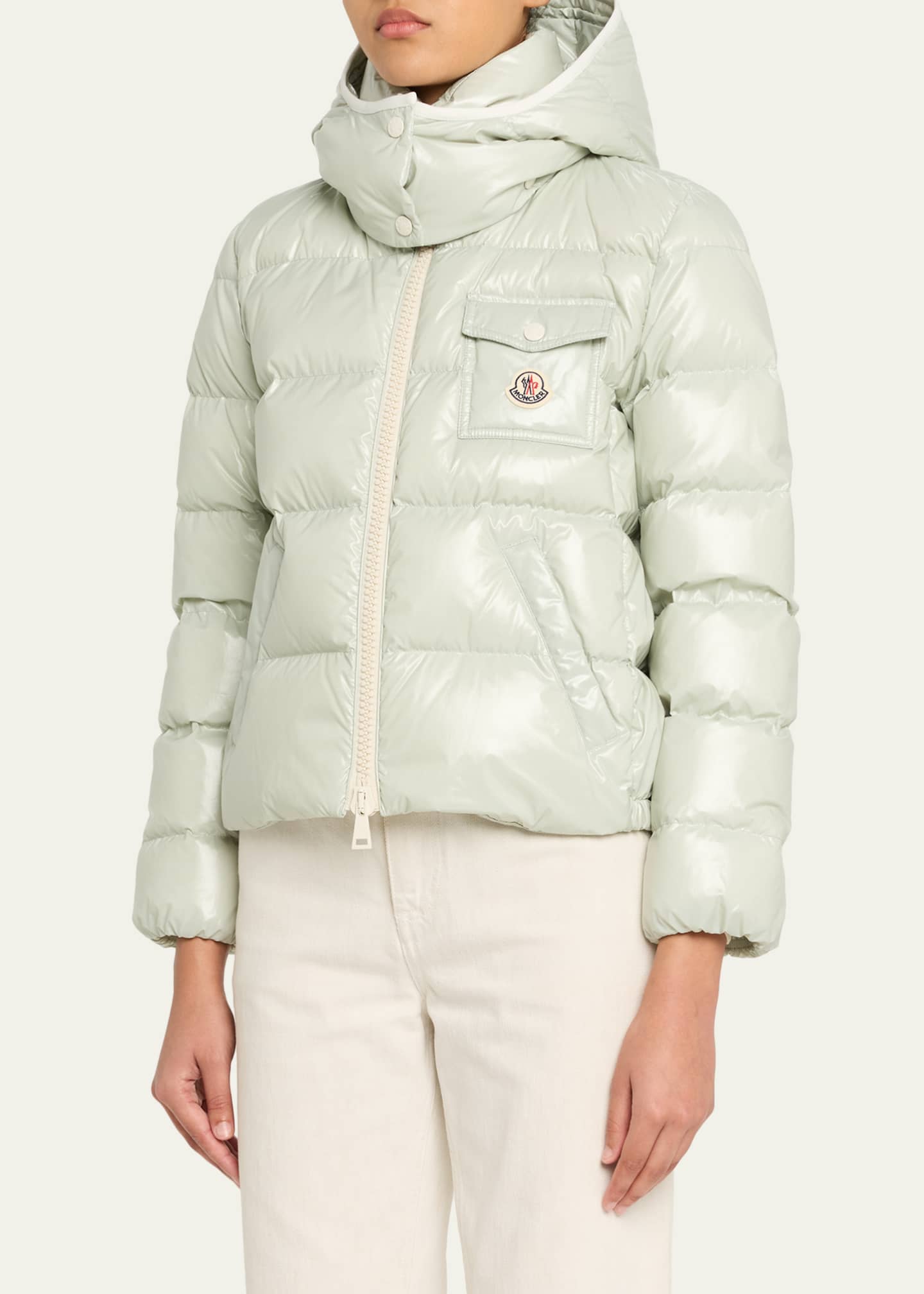 Moncler Andro Hooded Short Down Jacket - Bergdorf Goodman